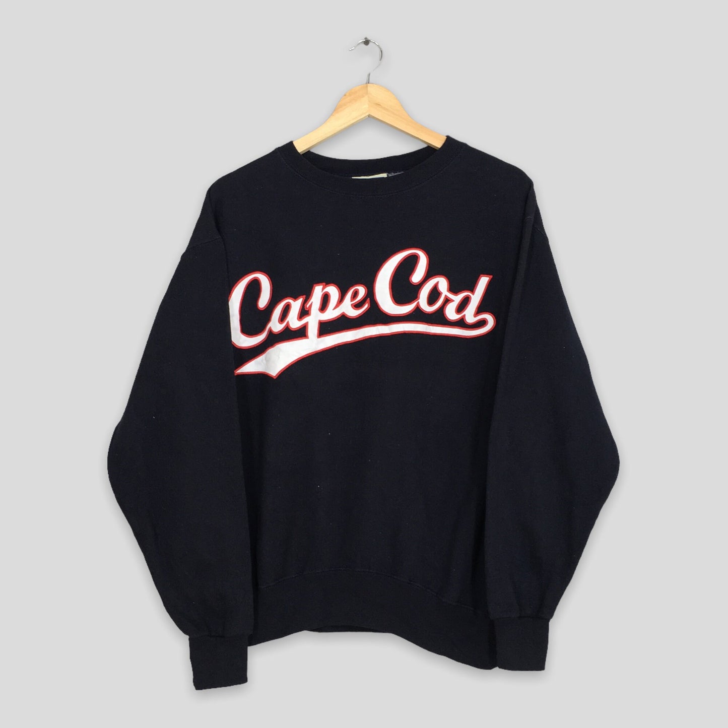 Cape Cod Massachusetts Black Sweatshirt Medium