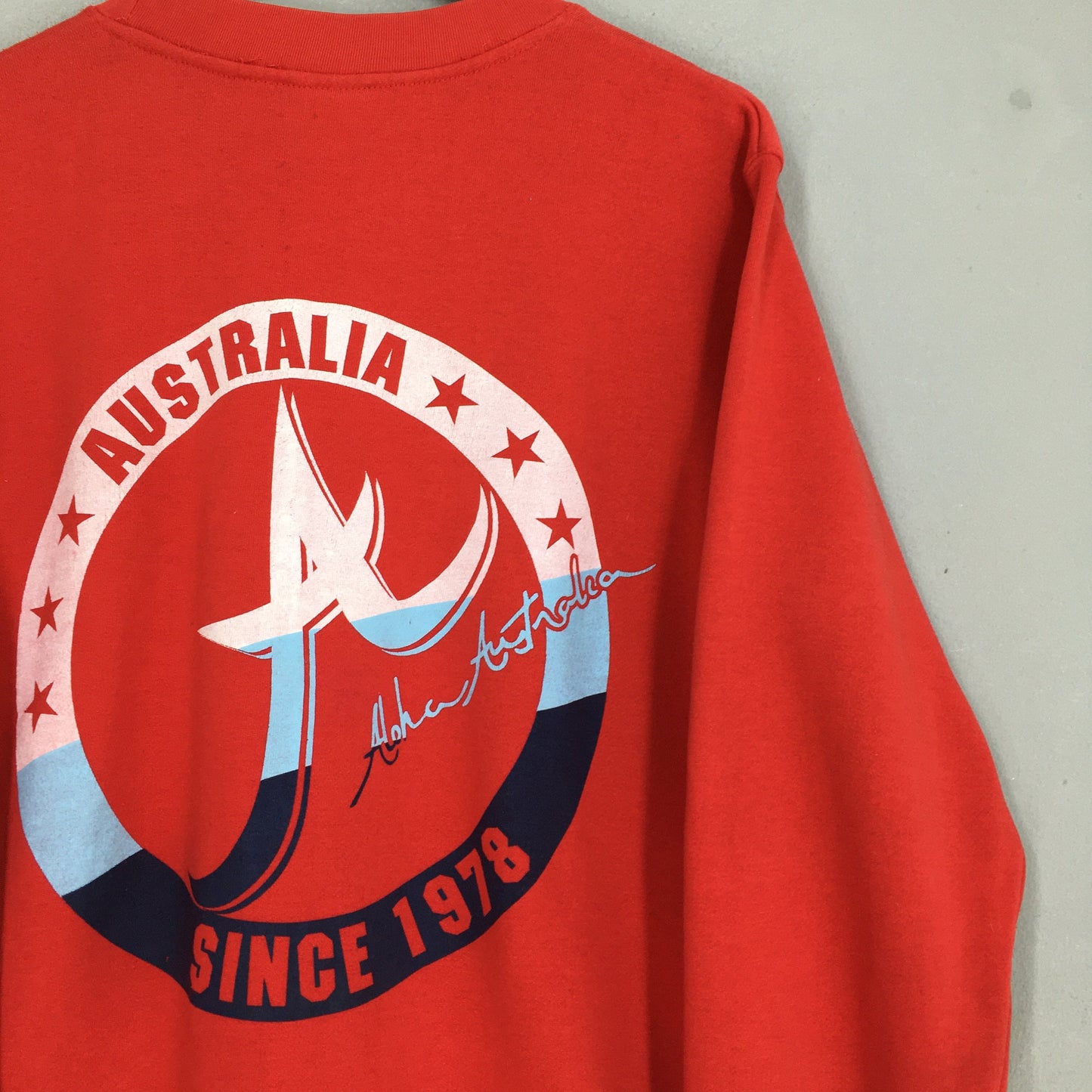 Aloha Australia Surf Red Sweatshirt Medium