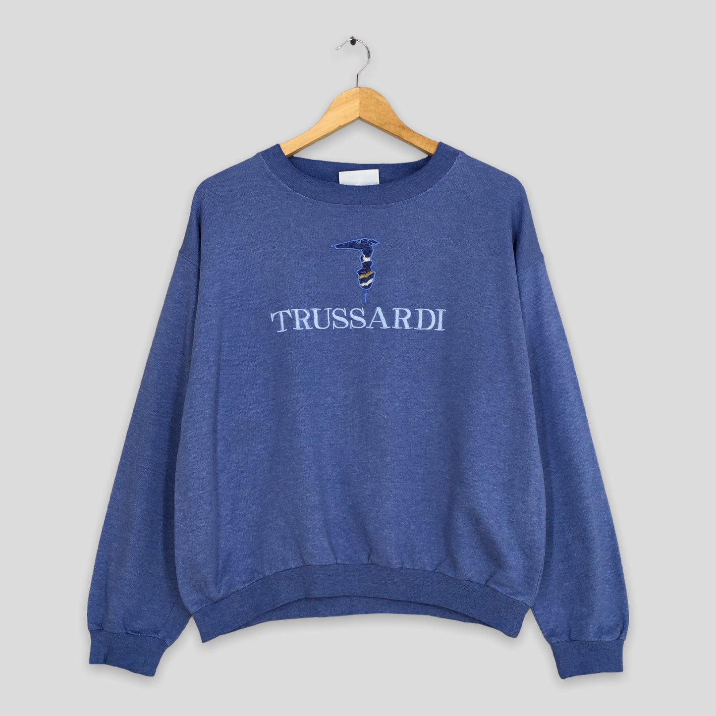 Trussardi Jeans Blue Sweatshirt Medium