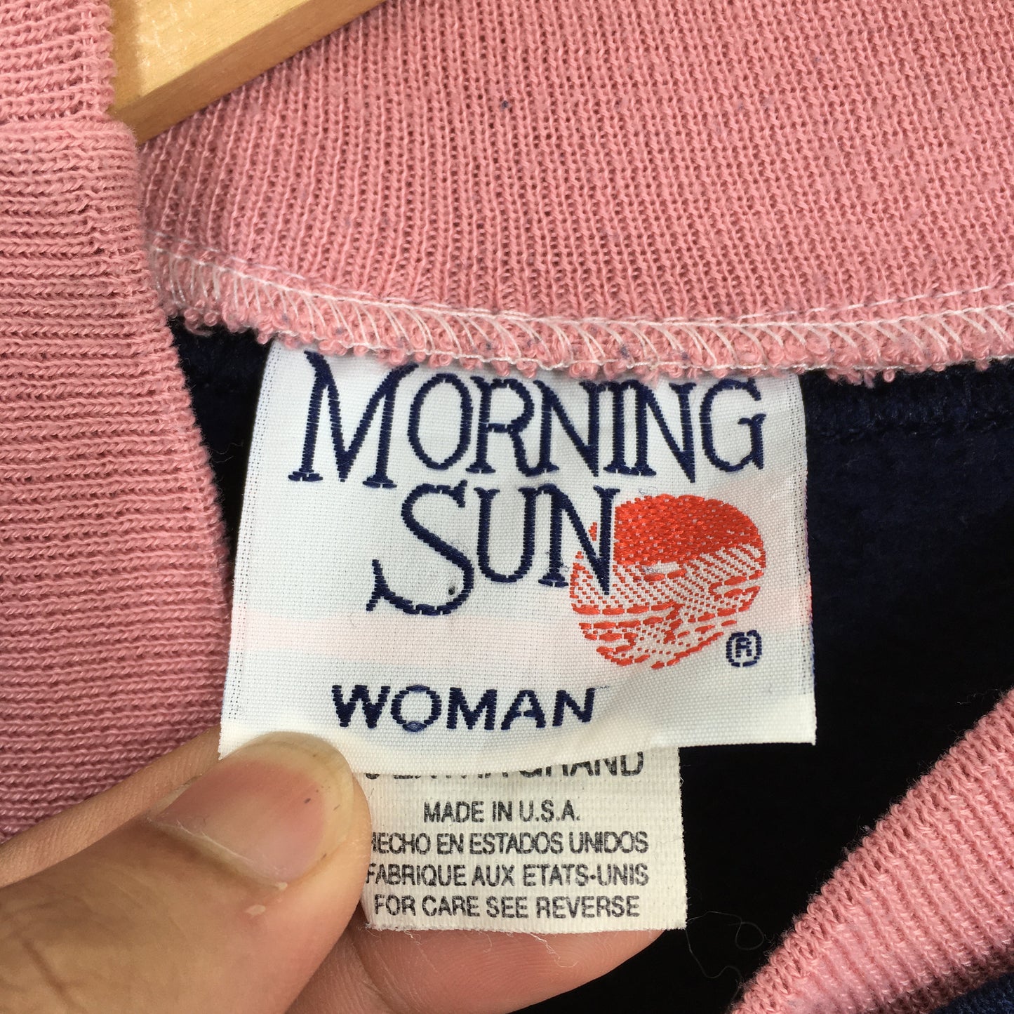 Morning Sun Floral Blue Sweatshirt XXXLarge