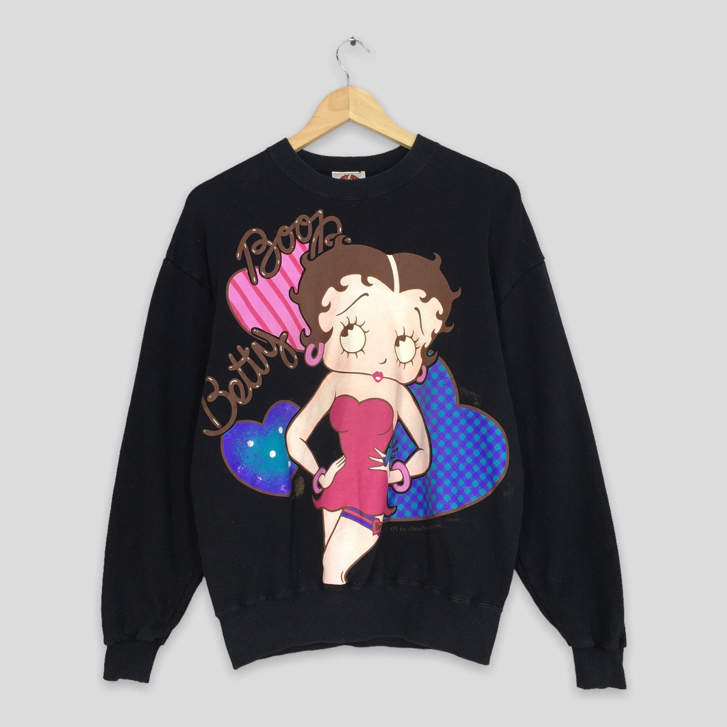 Betty Boop Black Sweatshirt Medium