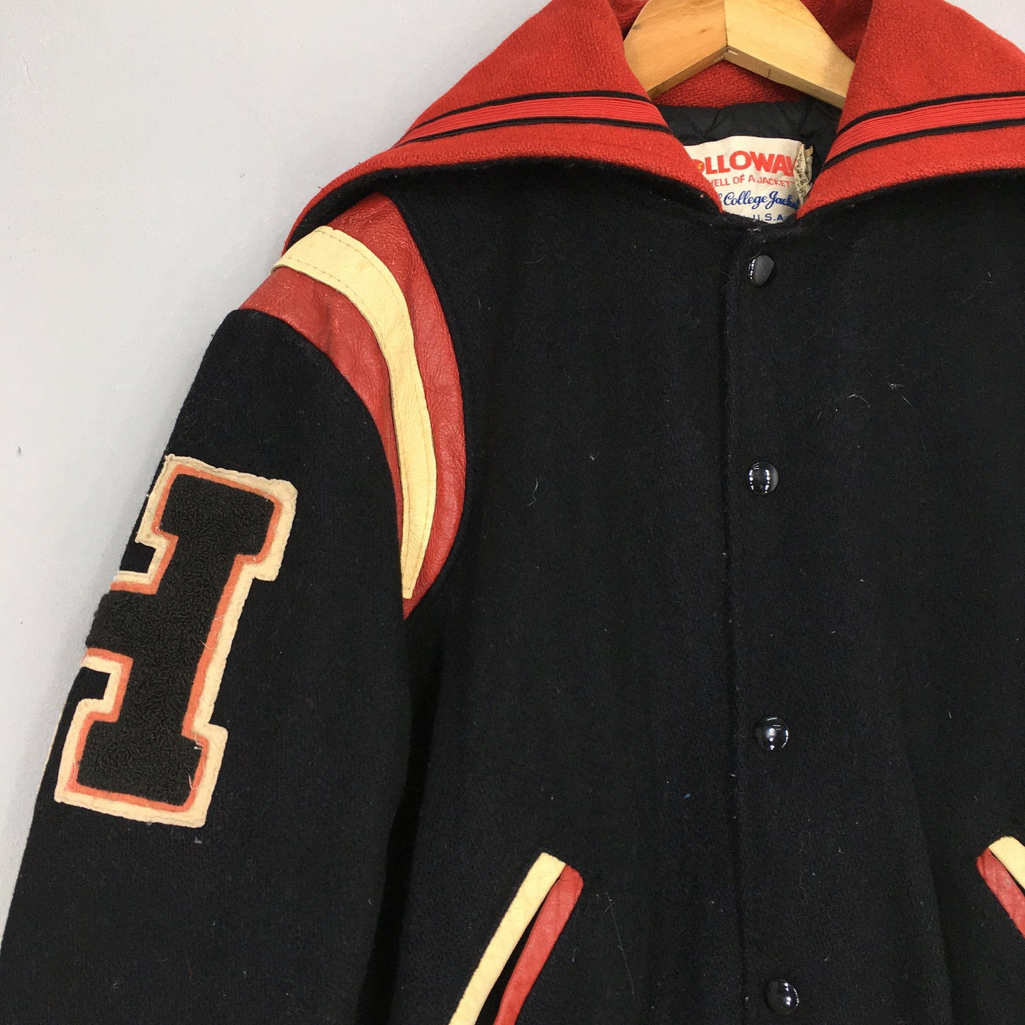 Harvey Flag Corp Wool College Jacket Medium