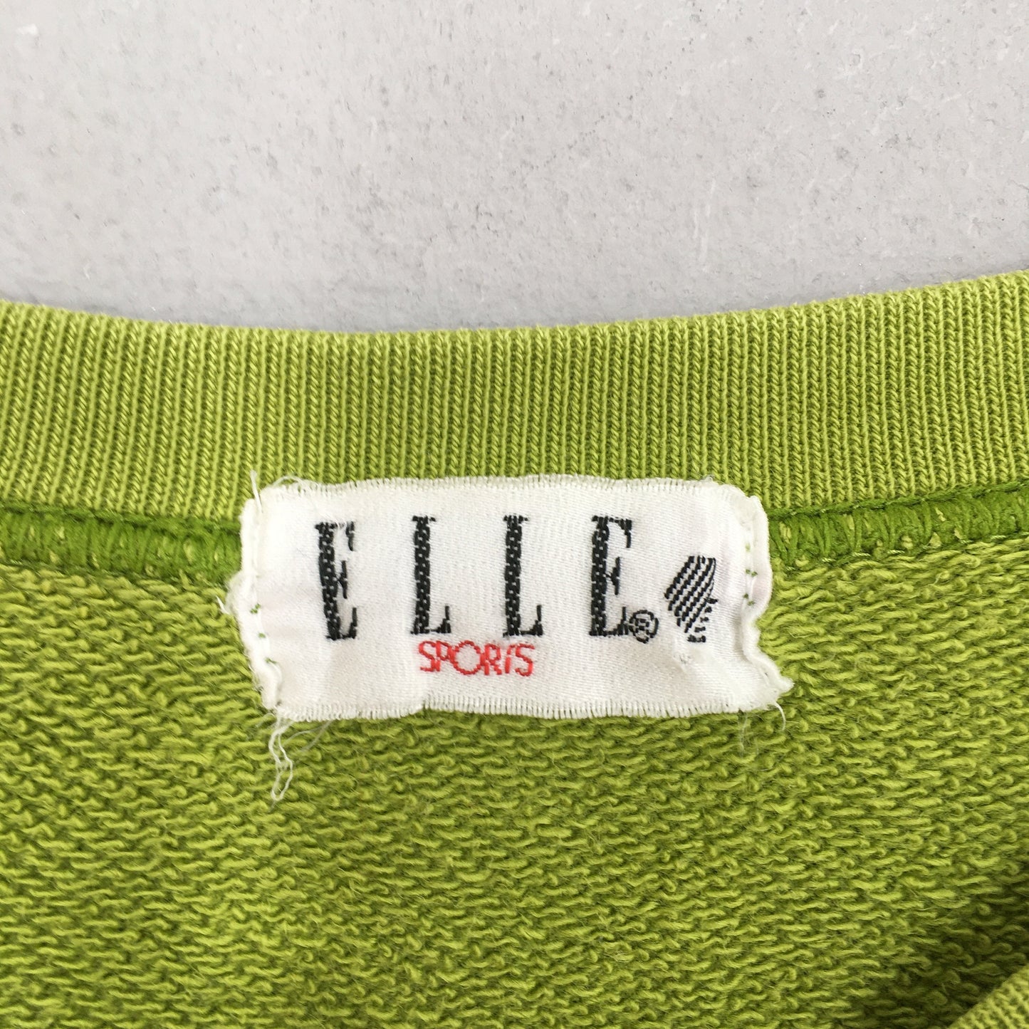 Elle Paris Homme Sport Green Sweatshirt Medium