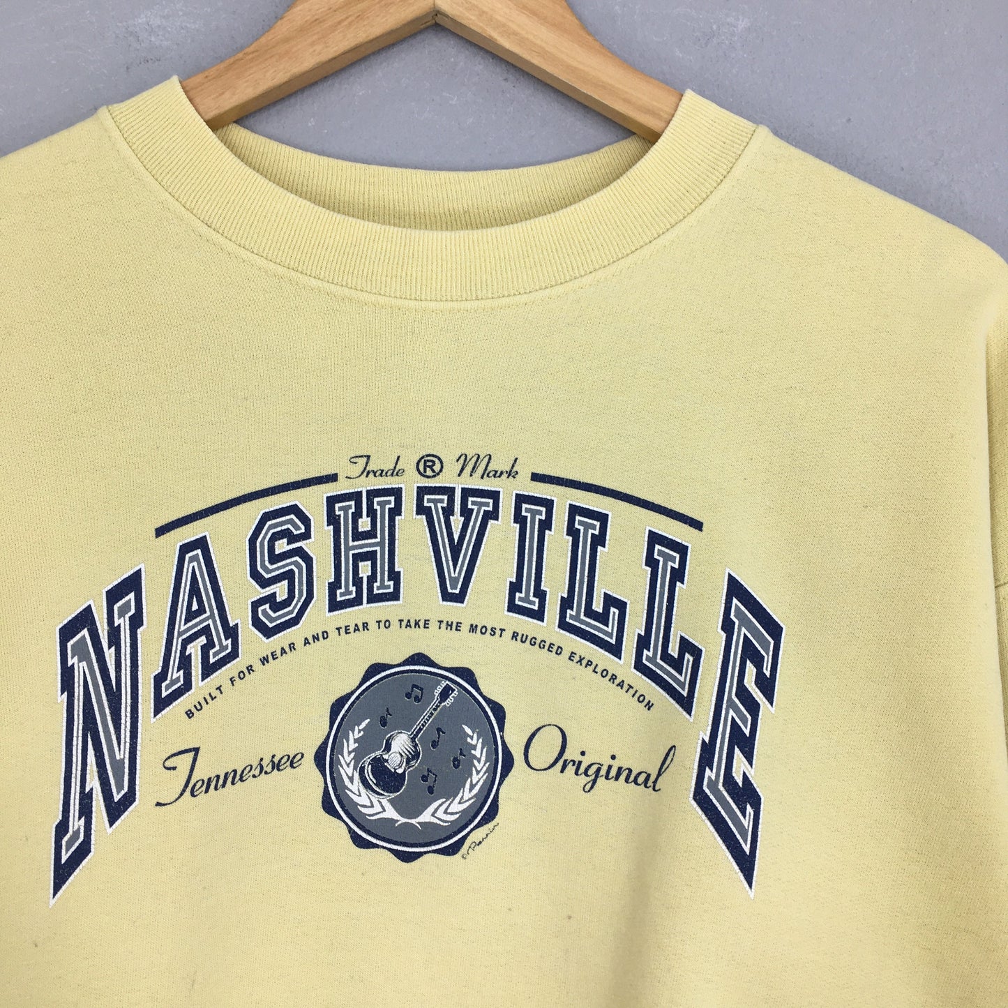 Nashville Usa Yellow Sweatshirt Medium