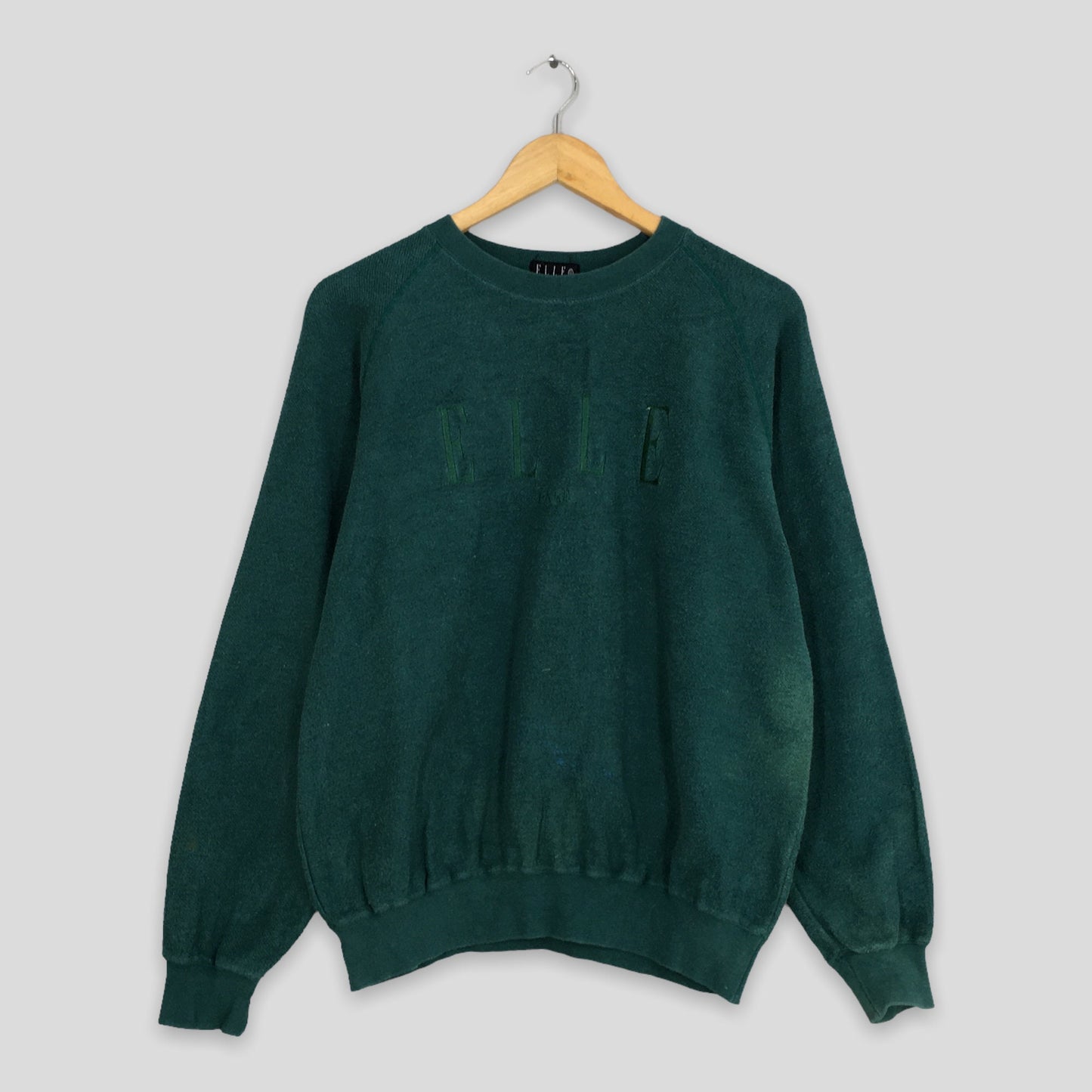 Elle Paris Green Sweatshirt Medium