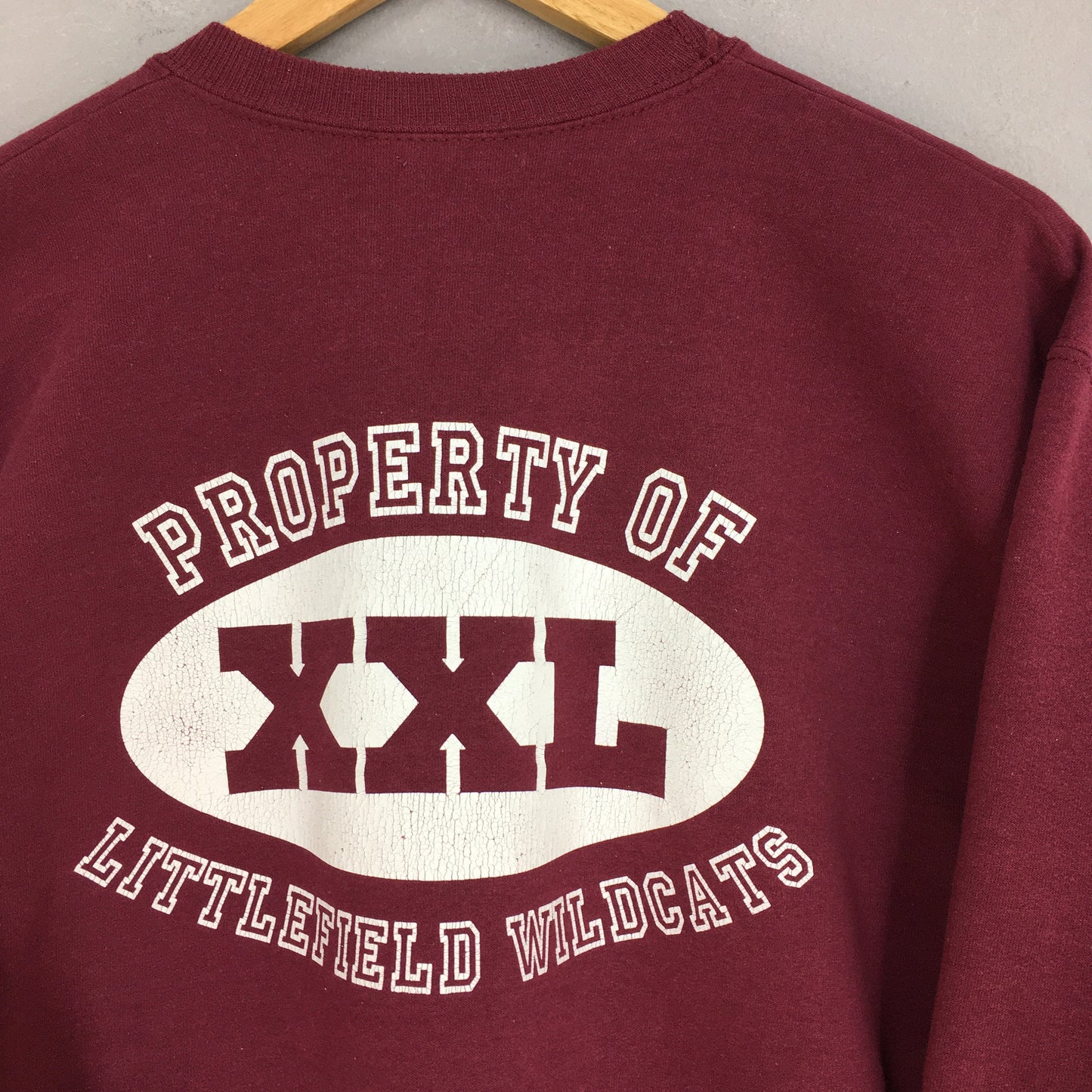 Littlefield Wildcats Football Sweatshirt Small