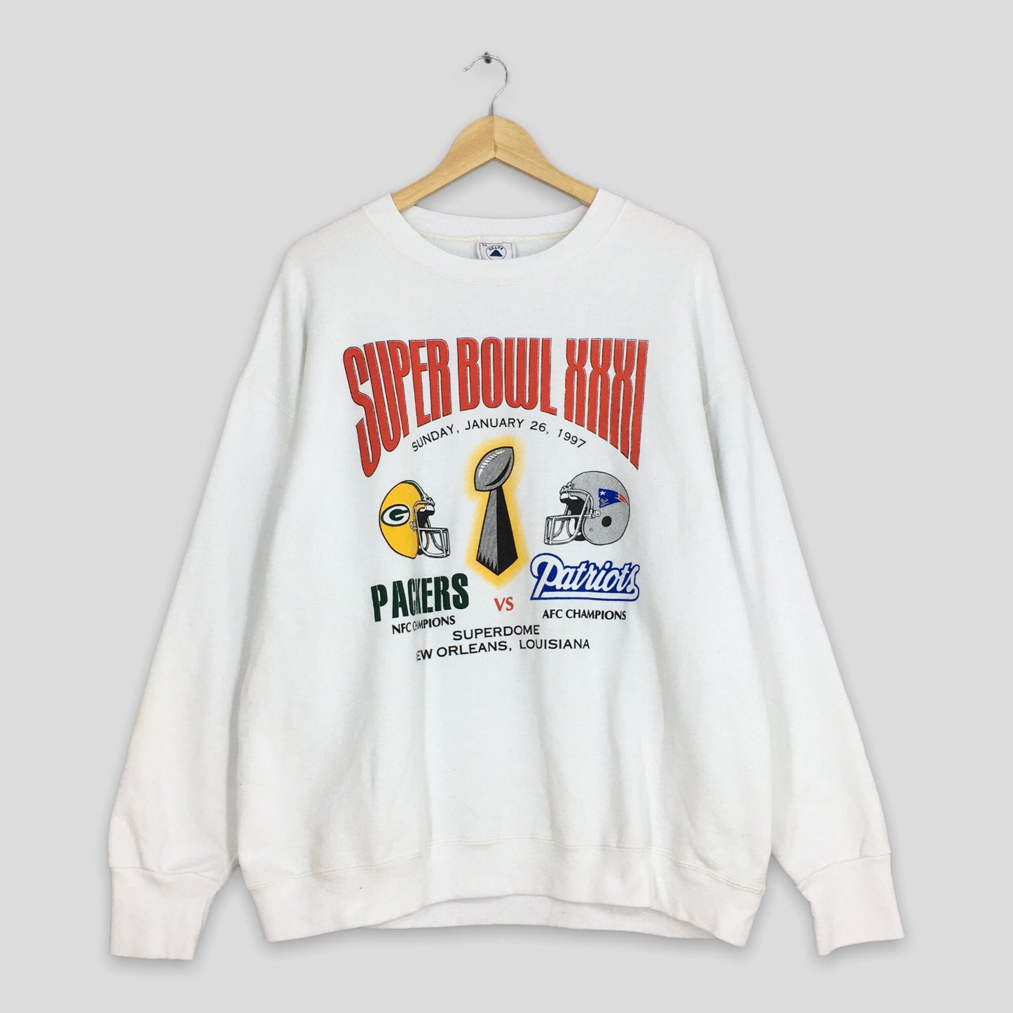 Super Bowl XXXI Champion Nfl Sweatshirt XLarge