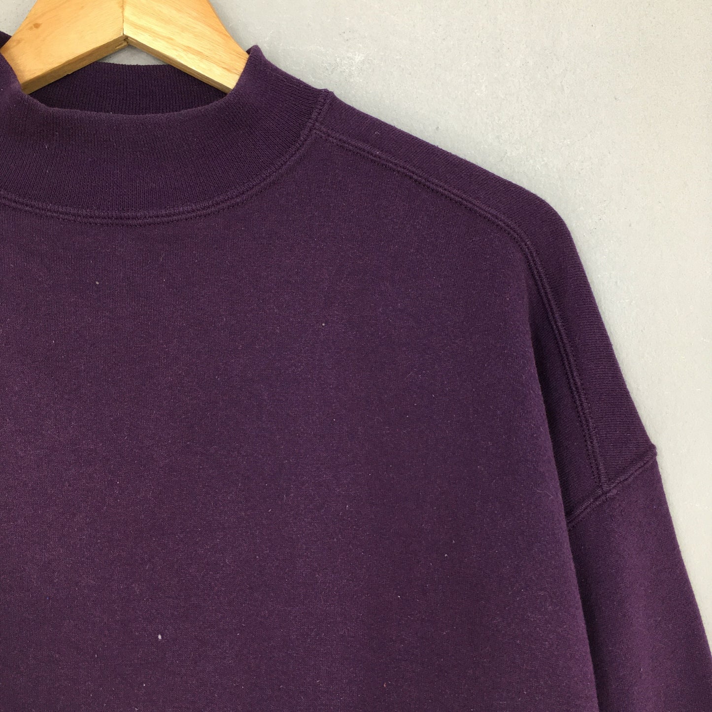 Chic Russell Blank Purple Sweatshirt XLarge