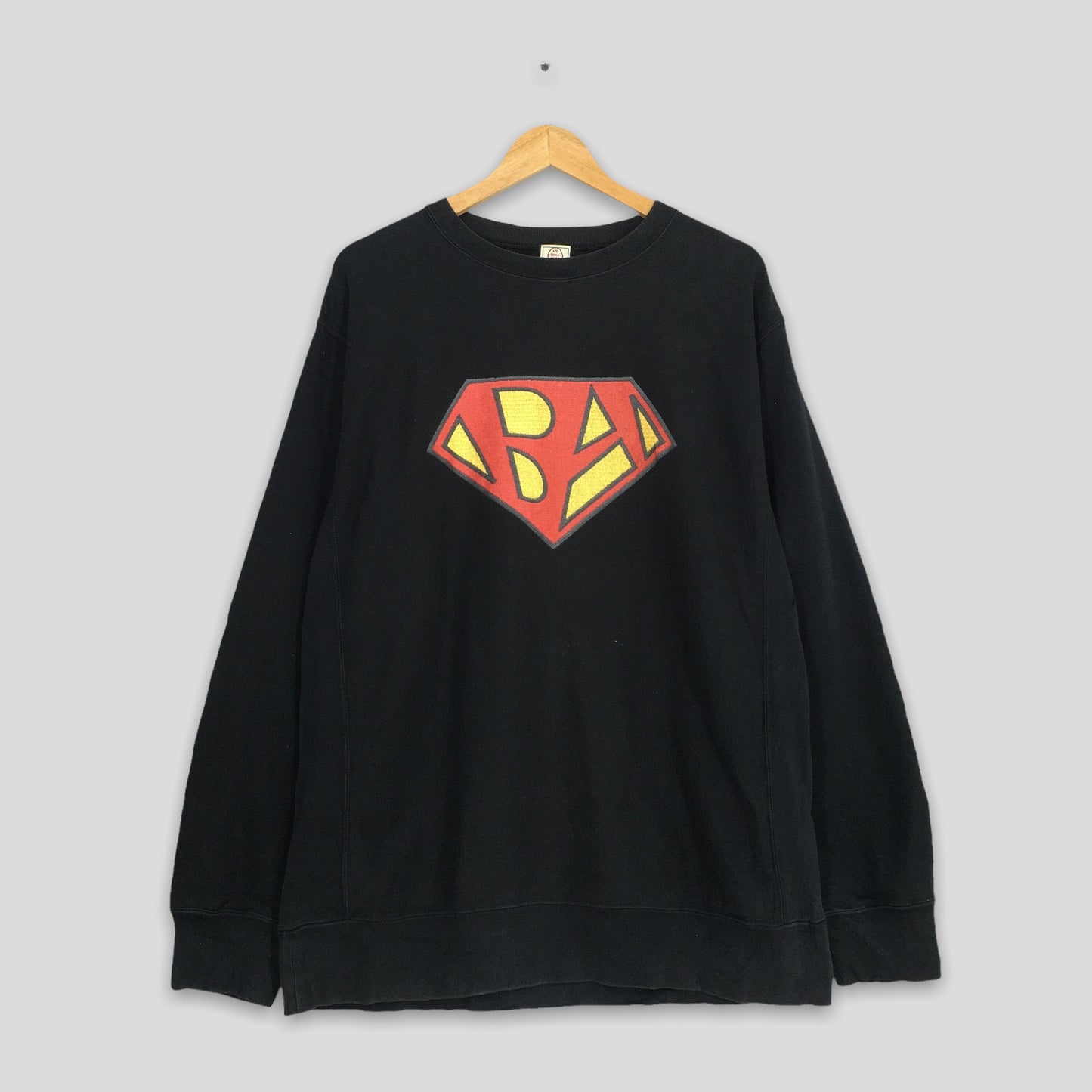 A Bathing Ape Superman Logo Sweatshirts Large