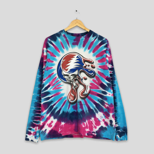 Grateful Dead Rock Concert Tie Dye Tshirt Large