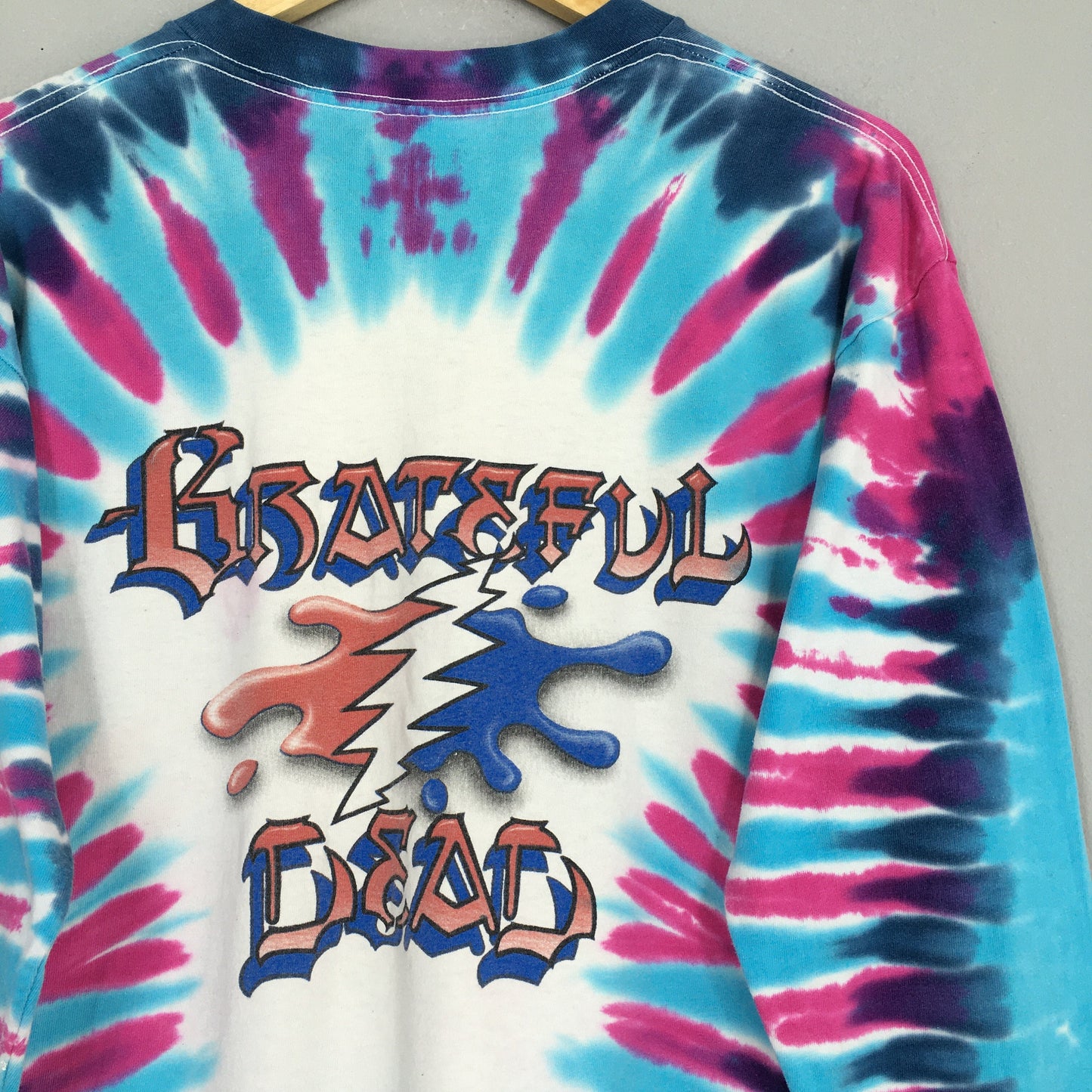 Grateful Dead Rock Concert Tie Dye Tshirt Large