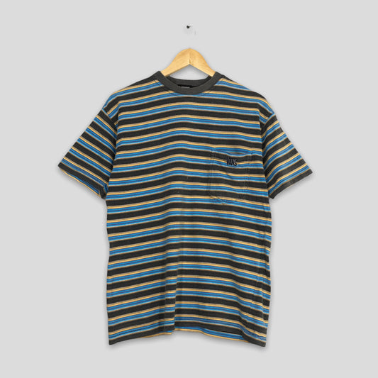 Vans Usa Multicolor Stripes Tshirt Medium