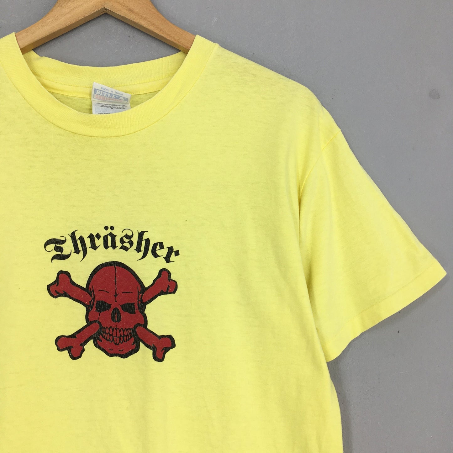 Thrasher Magazine Bones Skull Skater T shirt Medium