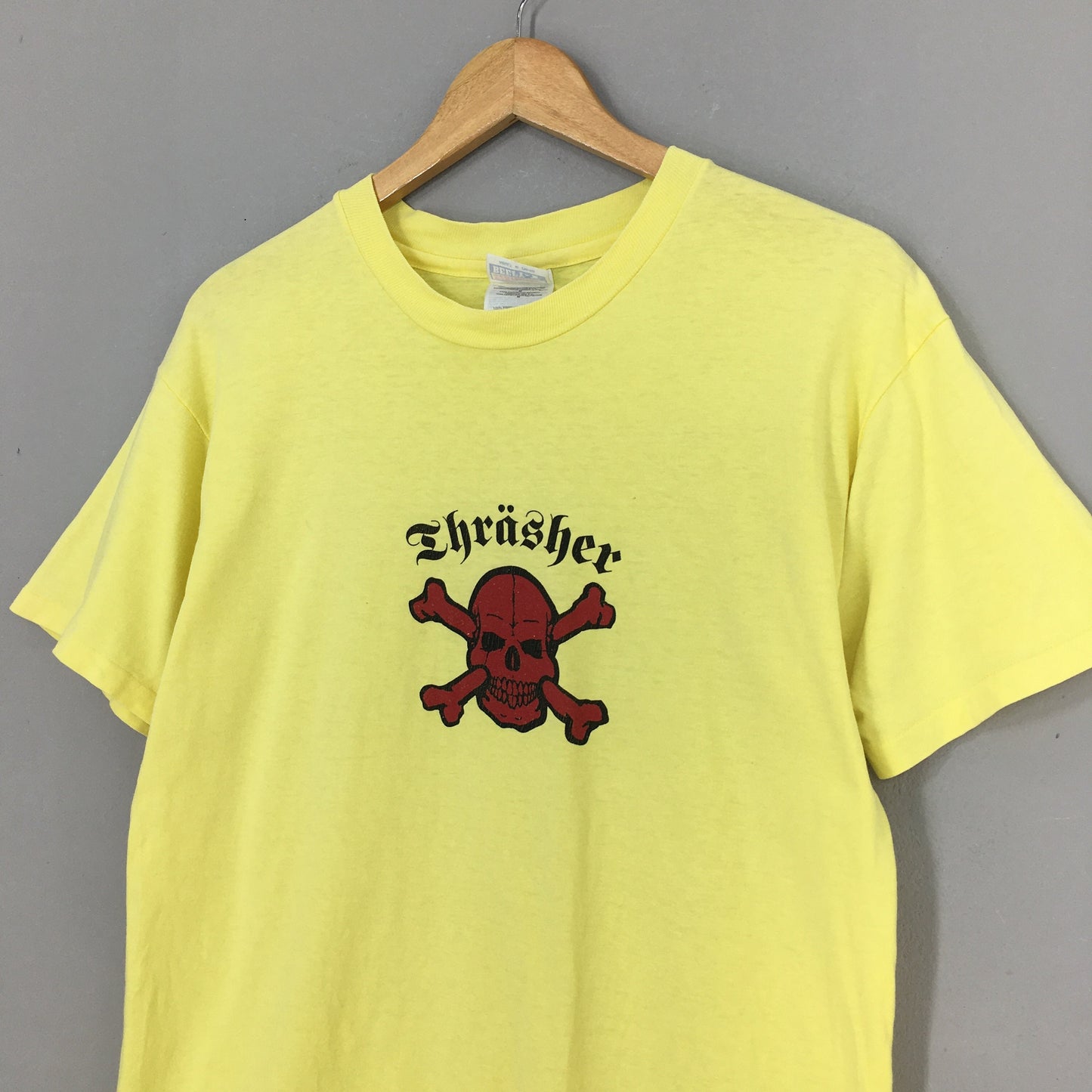 Thrasher Magazine Bones Skull Skater T shirt Medium