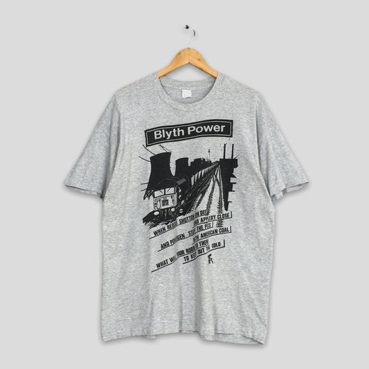 Blyth Power Indie Rock Tour Tshirt Large