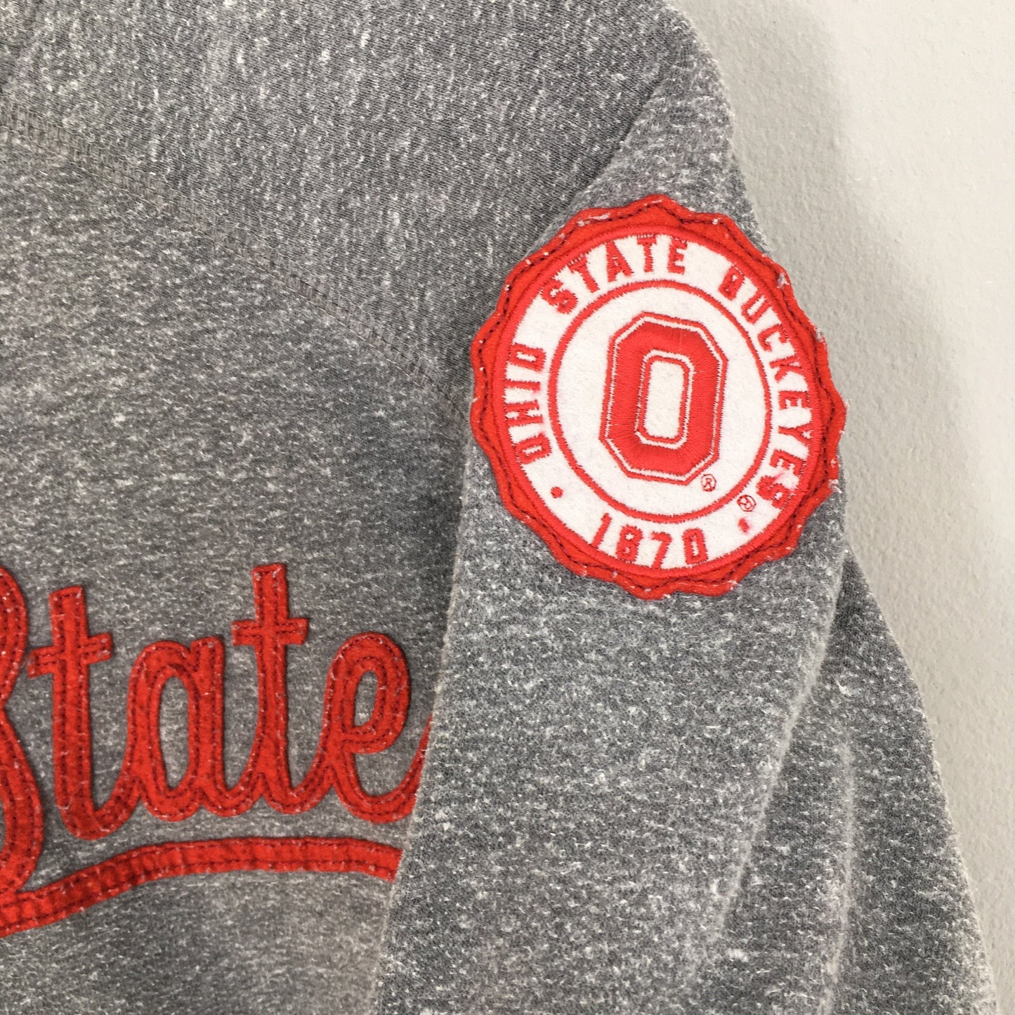 Ohio State Buckeyes Gray Sweater Large