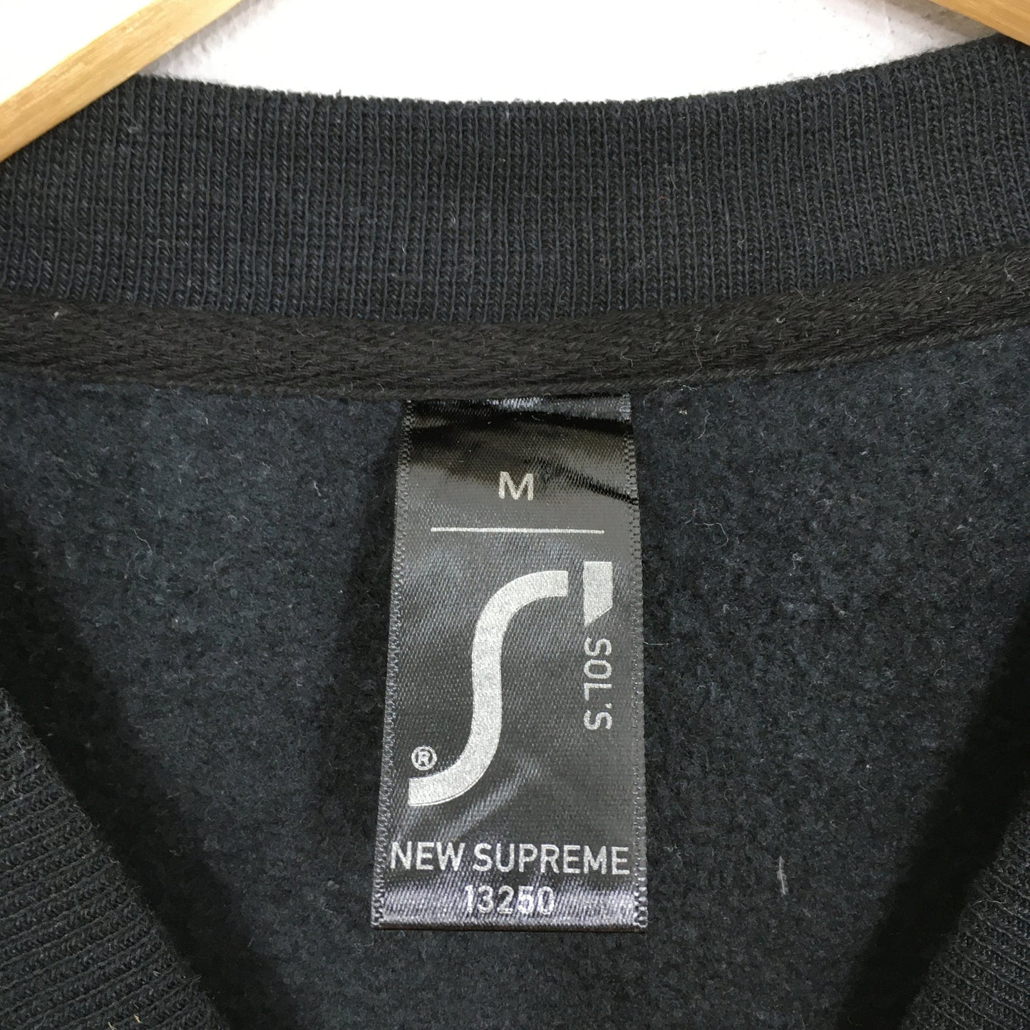 Y2K Paris France Black Sweatshirts Medium