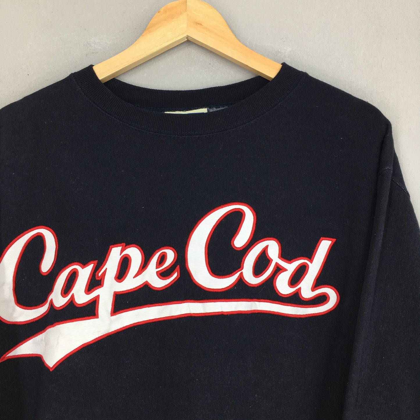 Cape Cod Massachusetts Black Sweatshirt Medium