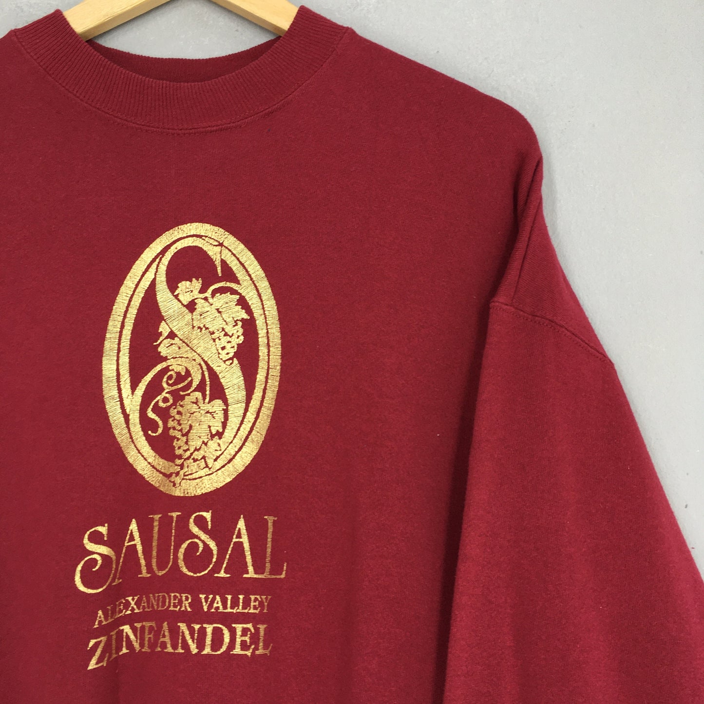 Sausal Zinfandel Red Sweatshirt XLarge