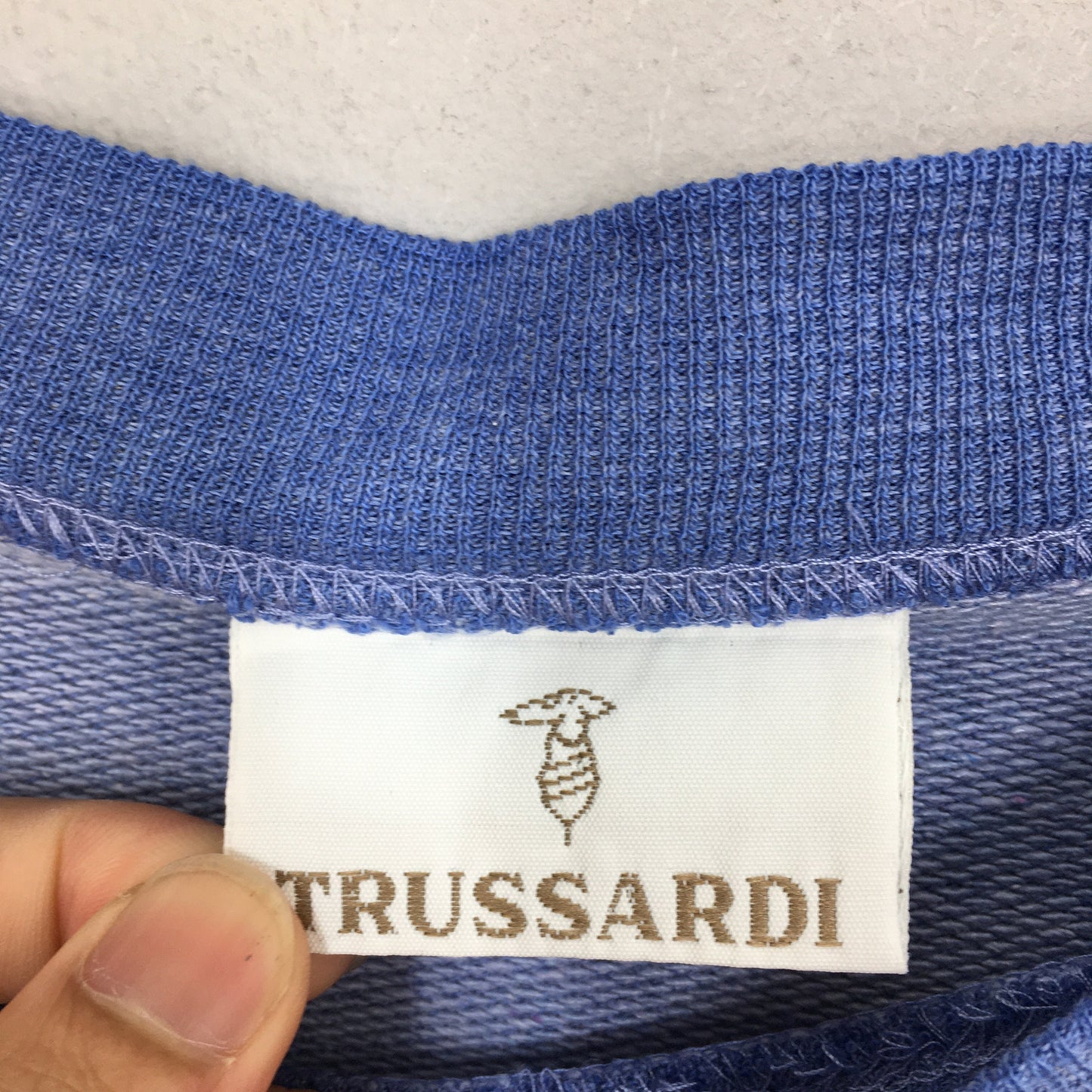 Trussardi Jeans Blue Sweatshirt Medium