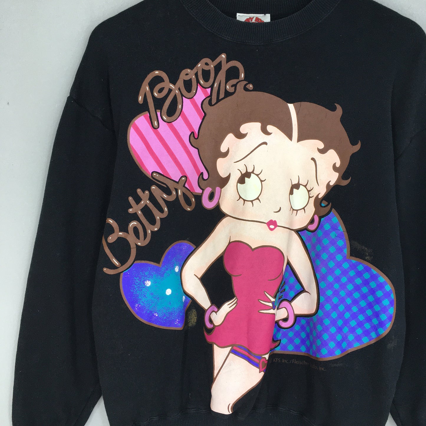 Betty Boop Black Sweatshirt Medium