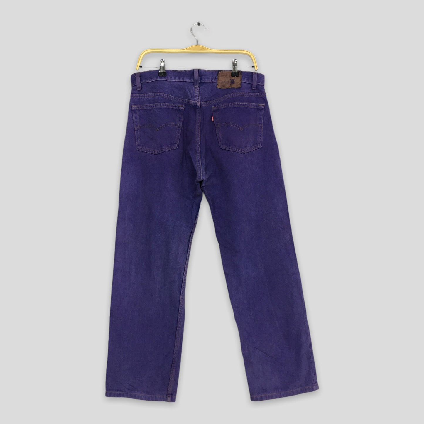 Levi's 501 Purple Overdyed Straight Cut Size 32x27