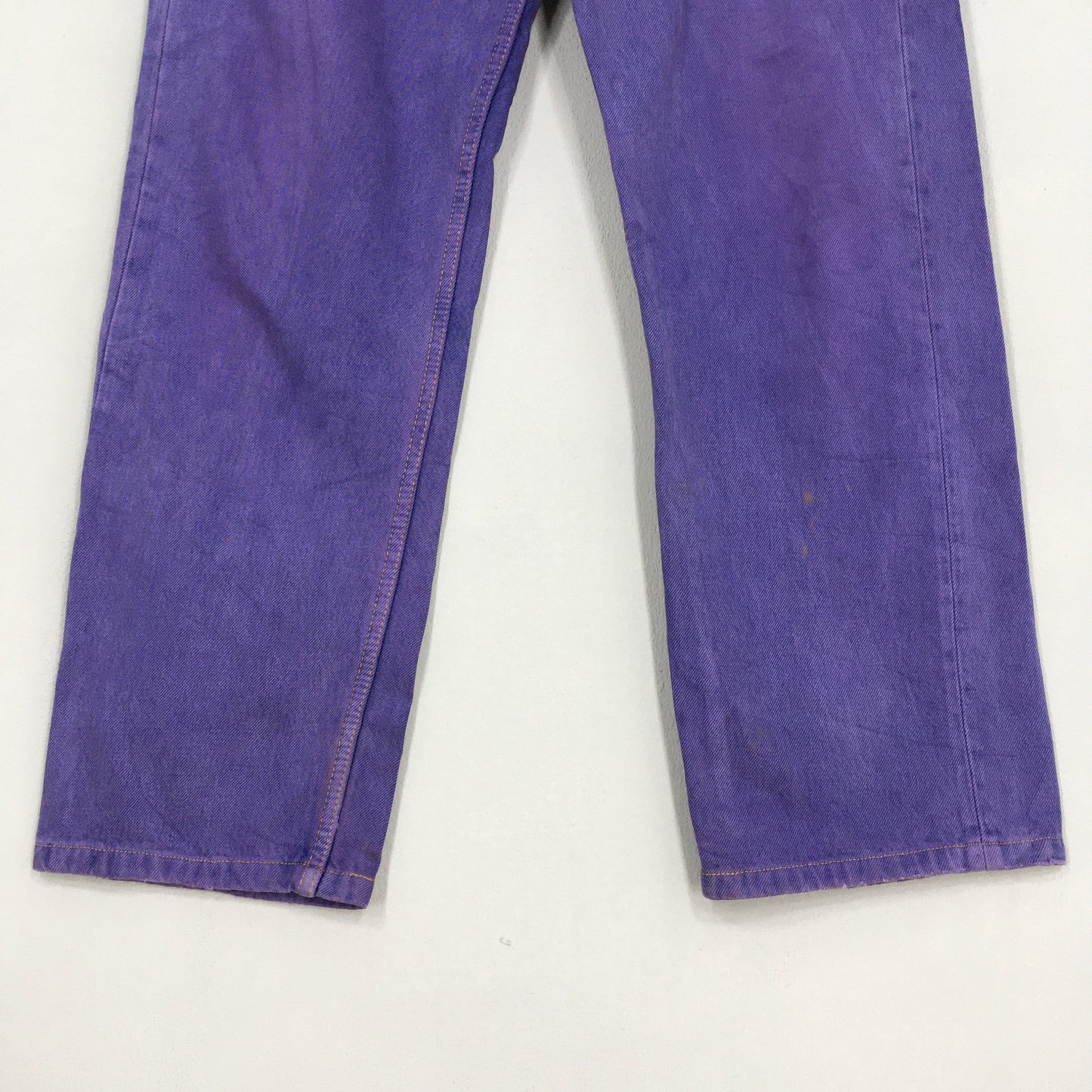 Levi's 501 Purple Overdyed Straight Cut Size 32x27