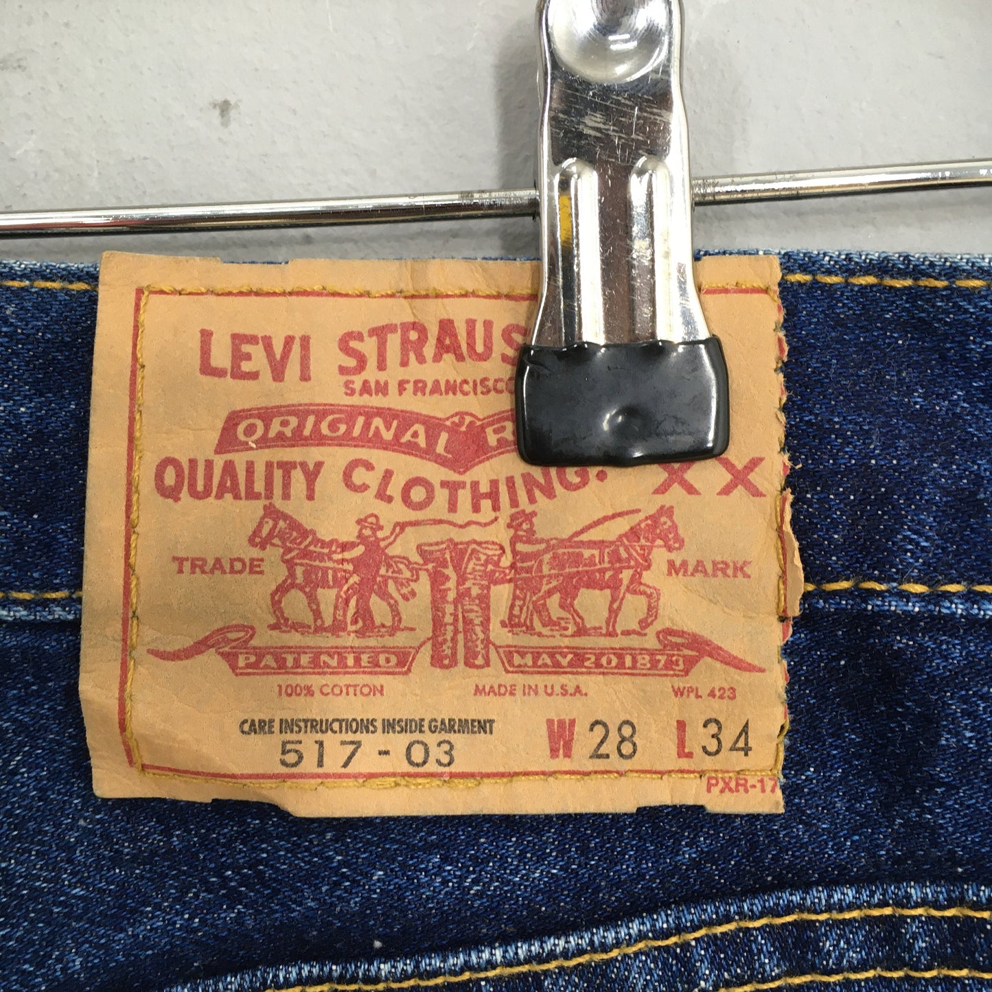 Levi's 517 Faded Blue Jeans Bootcut Size 29x30.5