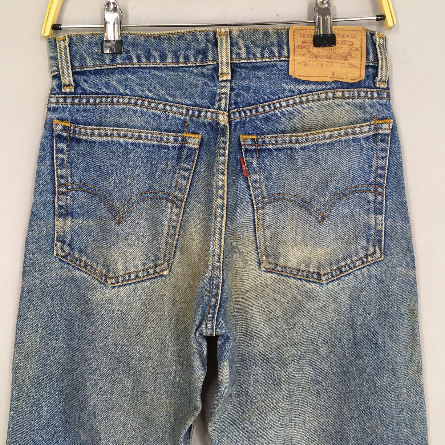 Levi's 616 Indigo Blue Jeans Stonewash Size 27x29