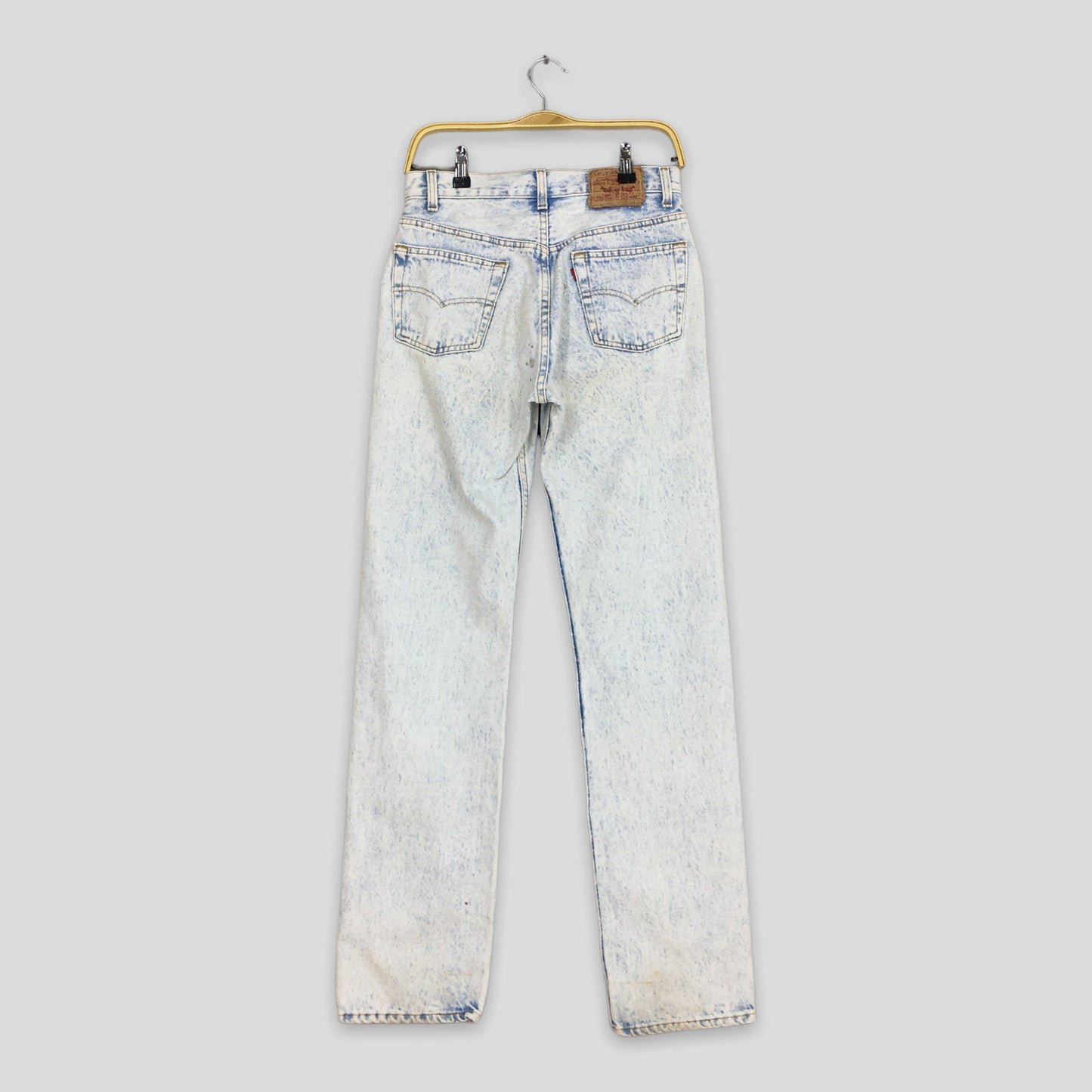 Levi's 501 Light Blue Acid Washed Size 28x33