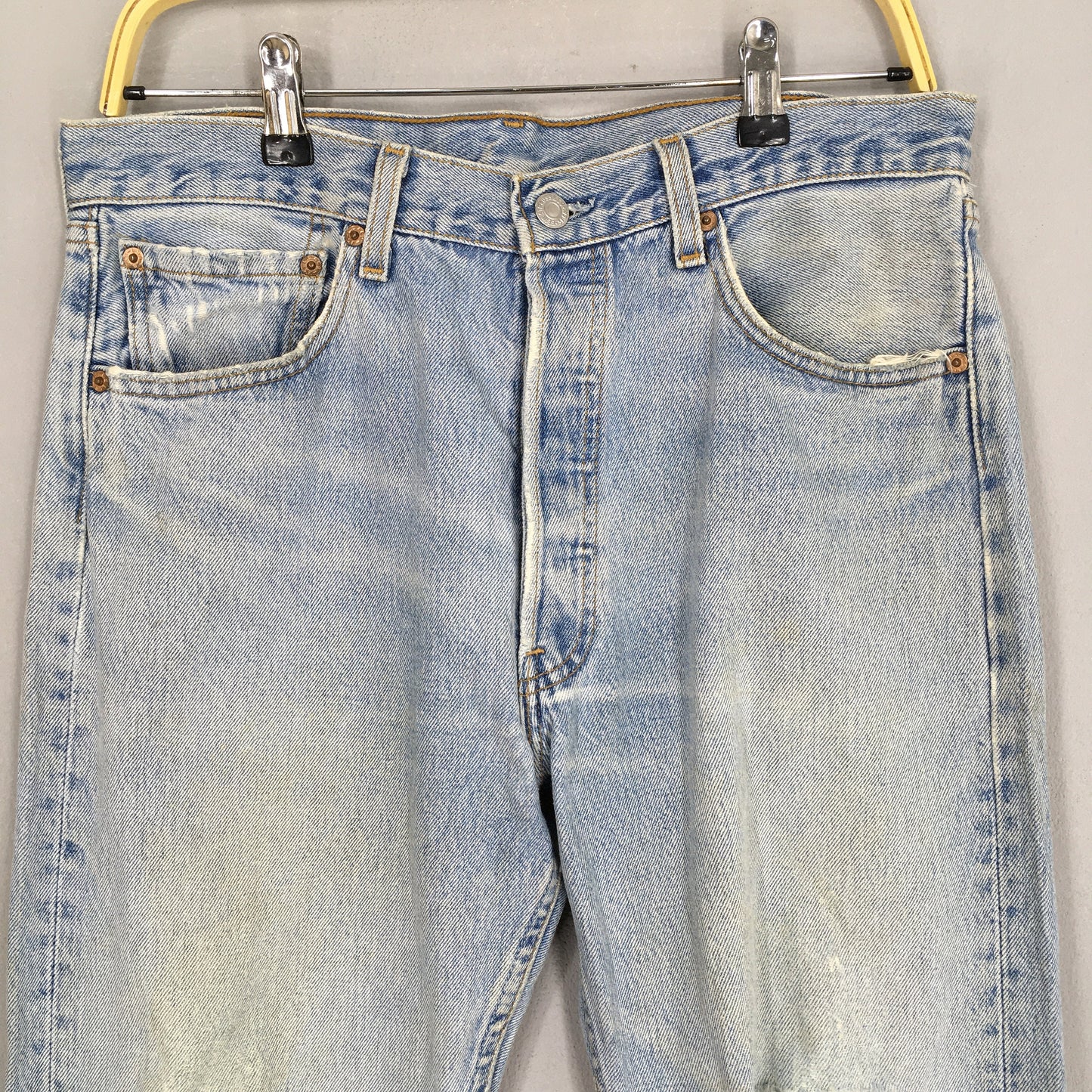 Levi's 501 Light Wash Jeans Faded Size 32x30