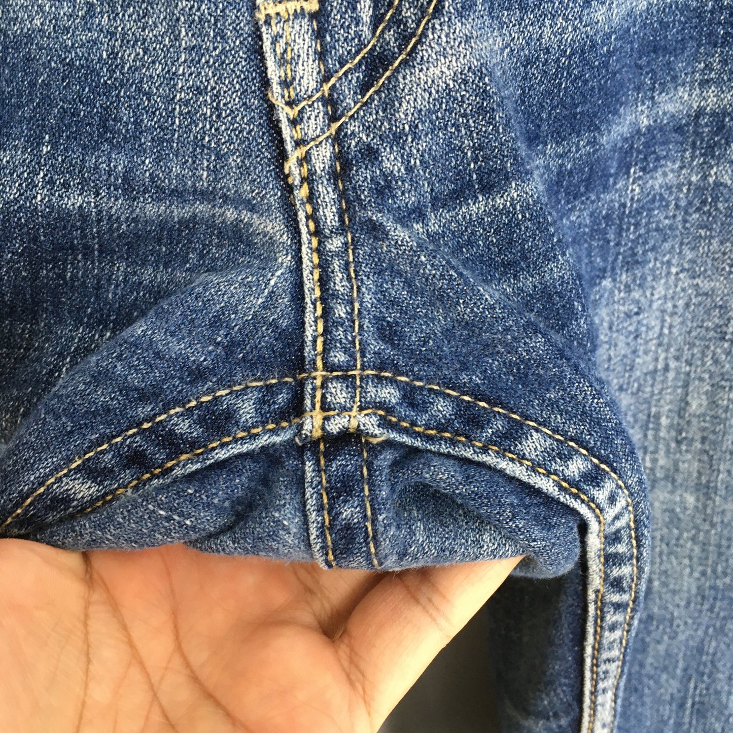 Levi's 505 Straight Fit Jeans Faded Blue Jeans Size 39x30