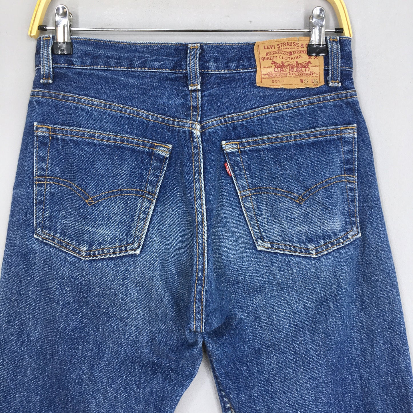 Levi's 501XX Stonewash Blue Jeans Size 28x30
