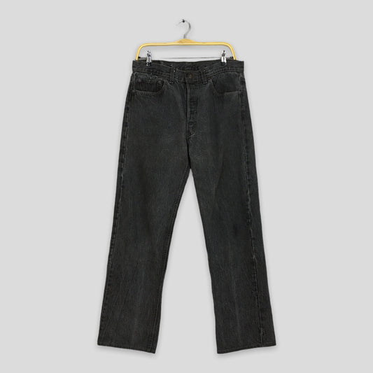 Levi's 501 Levi's Super Black Faded Jeans Size 33x29