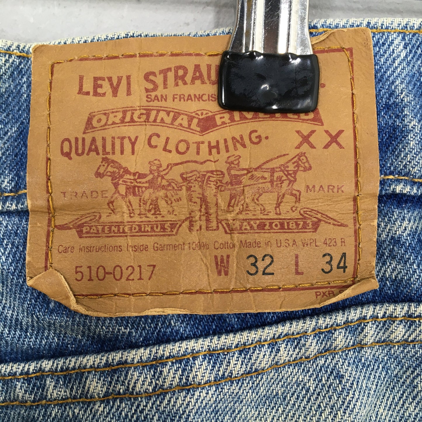 Levi's 510 Faded Dirty Jeans Size 31x28