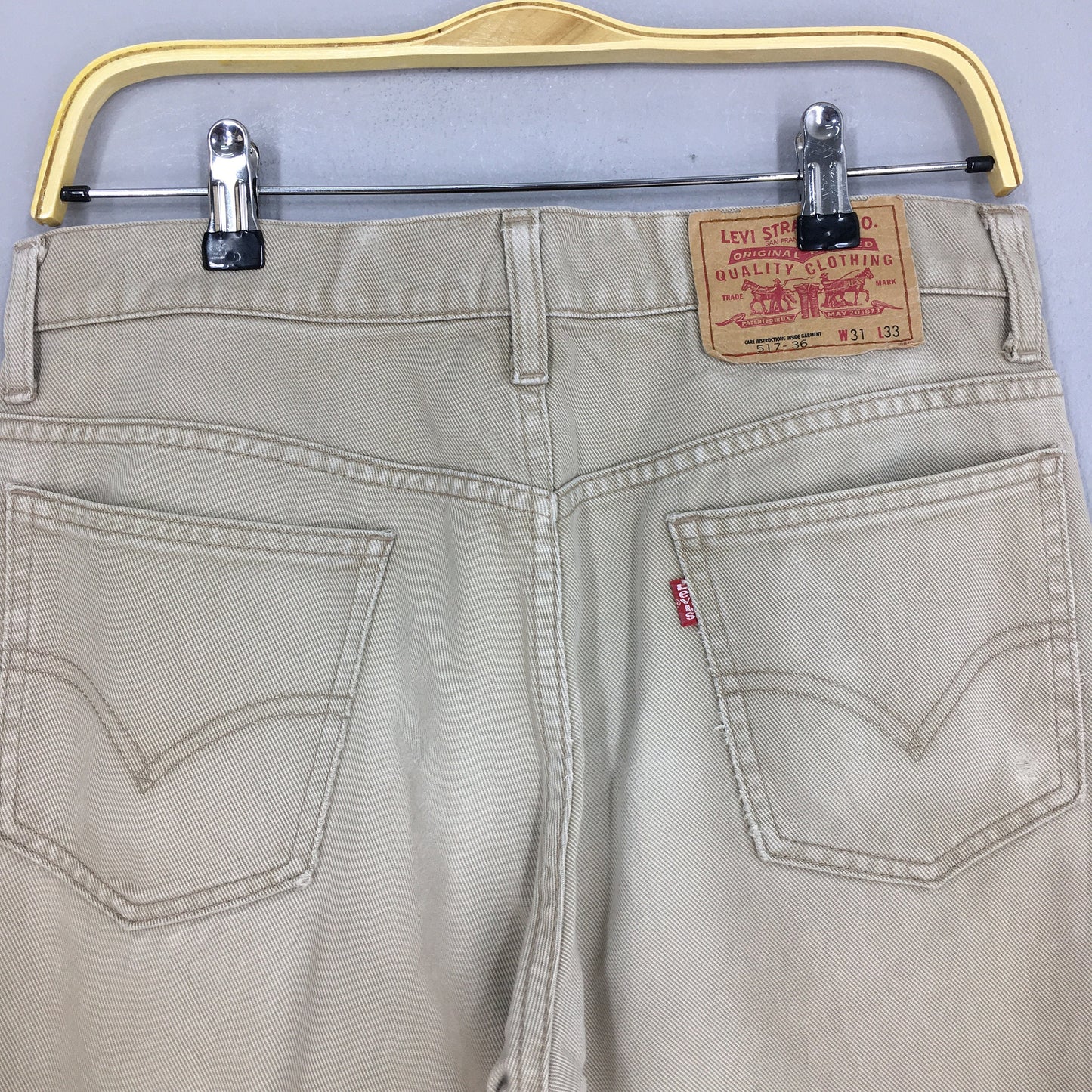 Levi's 517 Bootcut Flare Casual Pants Size 31x29