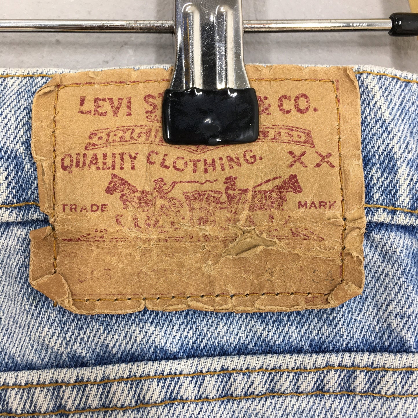 Levi's 505 0217 Light Wash Blue Jeans Size 30x31.5