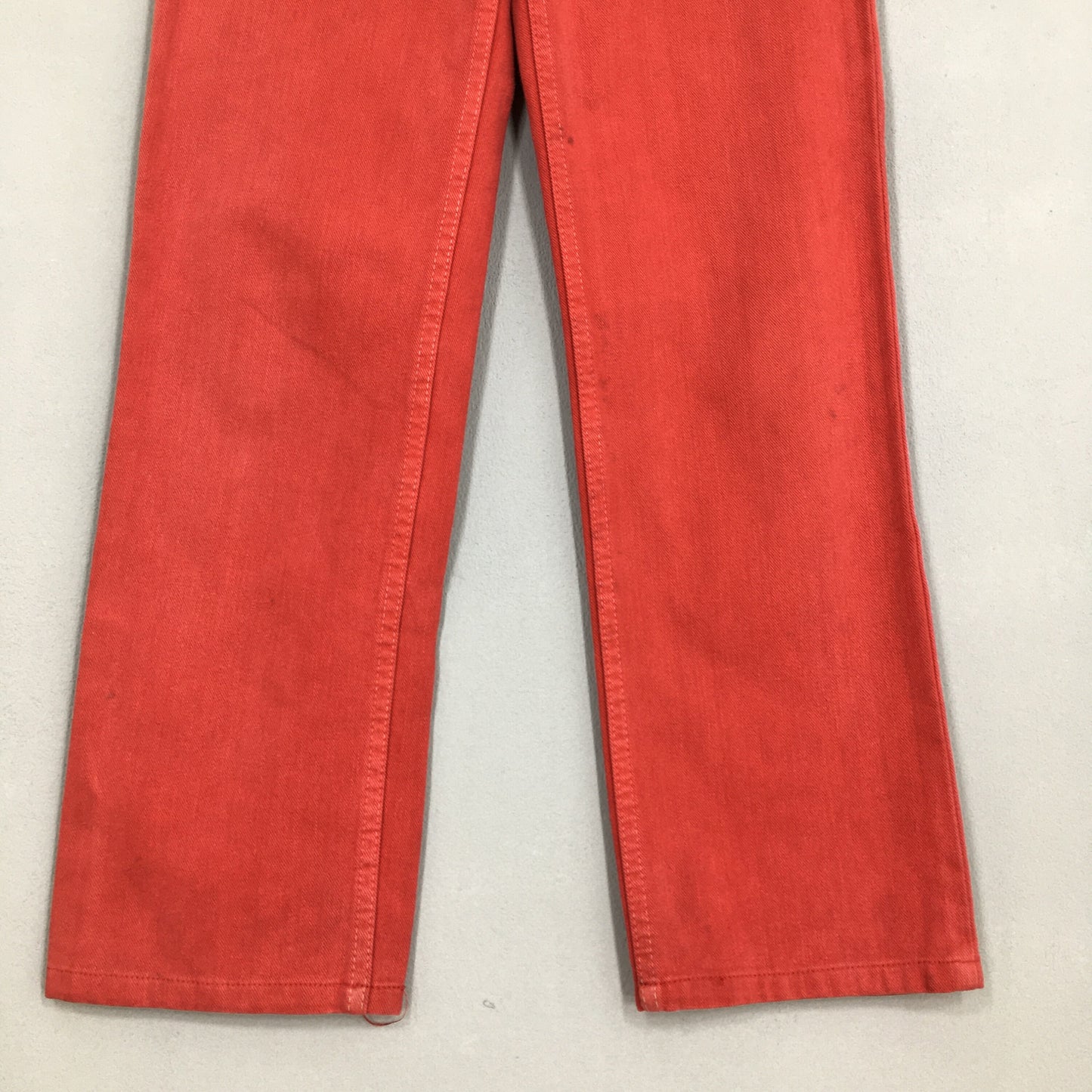 Levi's Regular Fit Jeans Red Denim Size 25x28.5