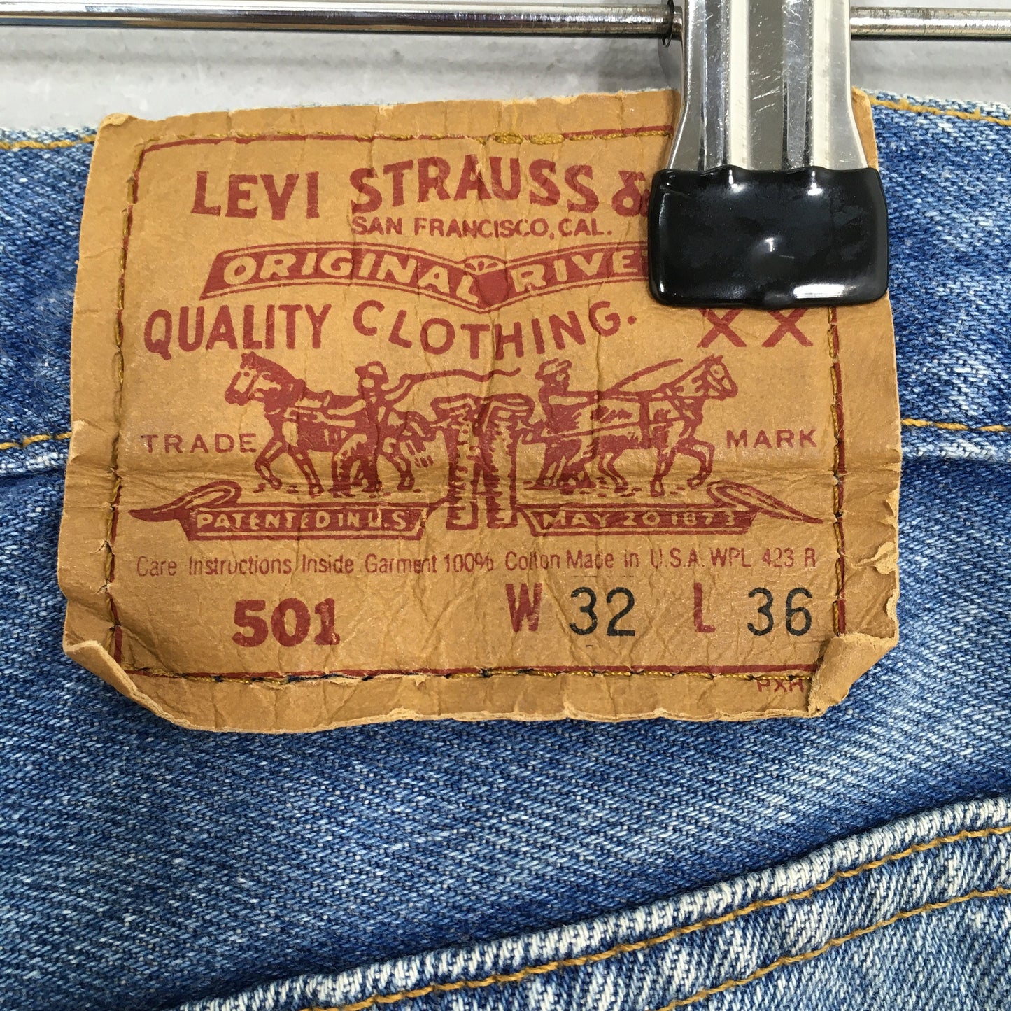 Levi's 501 Faded Dirty Jeans Stonewash Size 30x29