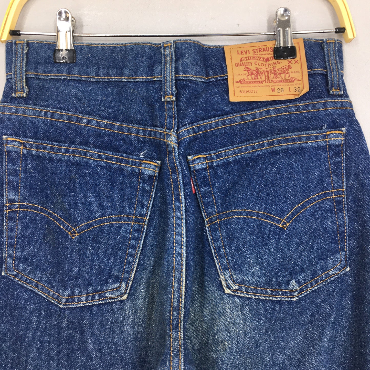 Levi's 610 Indigo Blue Tapered Leg Jeans Size 27x32