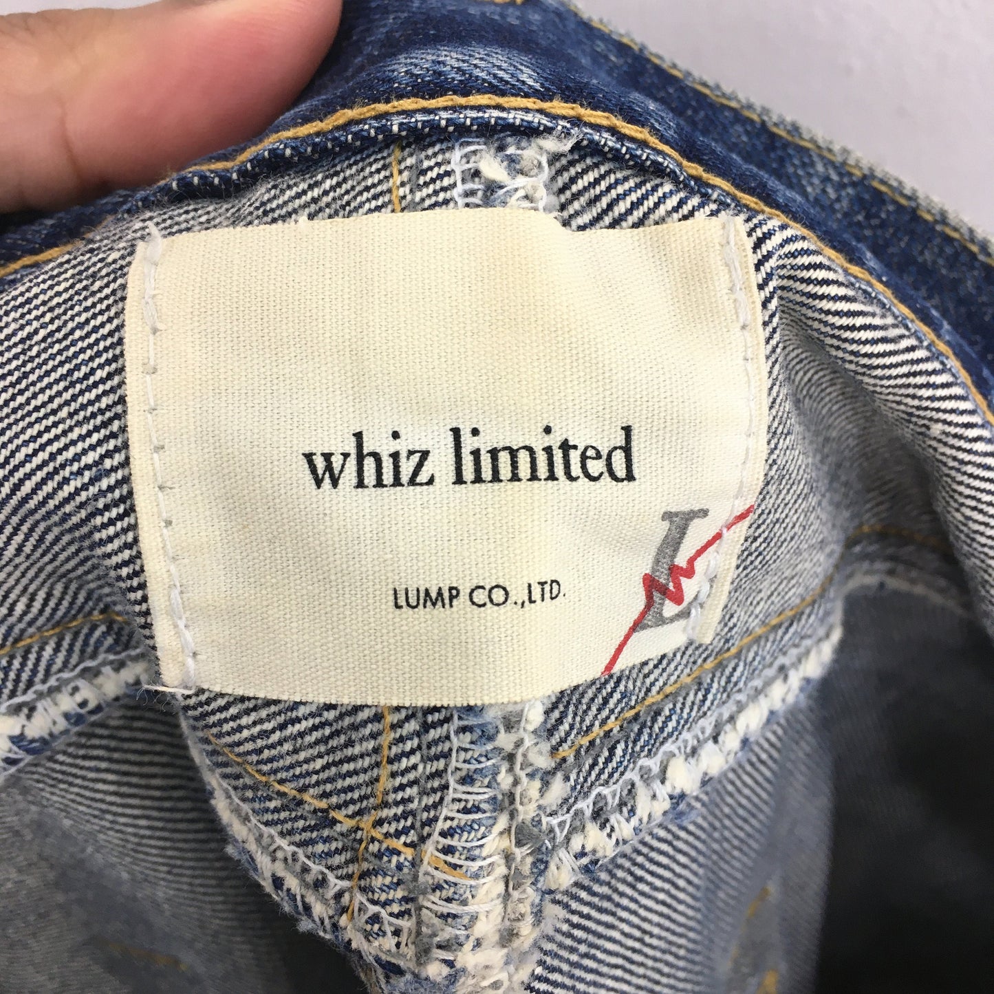 Whiz Limited Japan Redline Two Tone Jeans Size 36x31.5