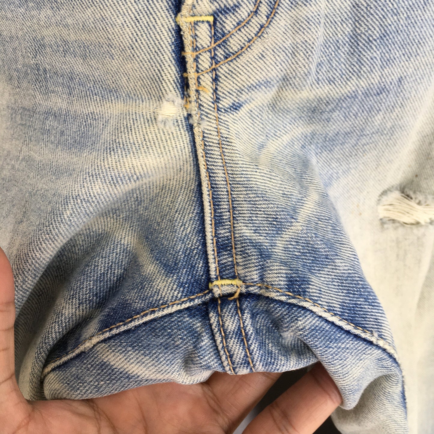 Edwin Classic Faded Blue Stonewash Jeans Size 31x28