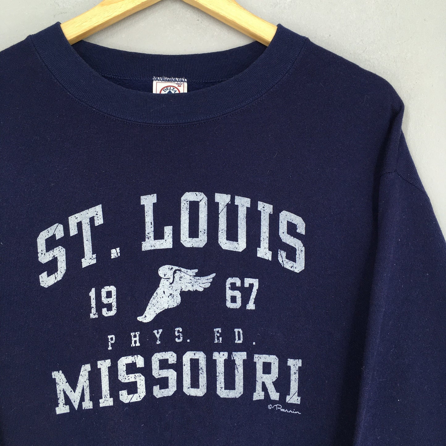 St. Louis Missouri Blue Sweatshirt Medium