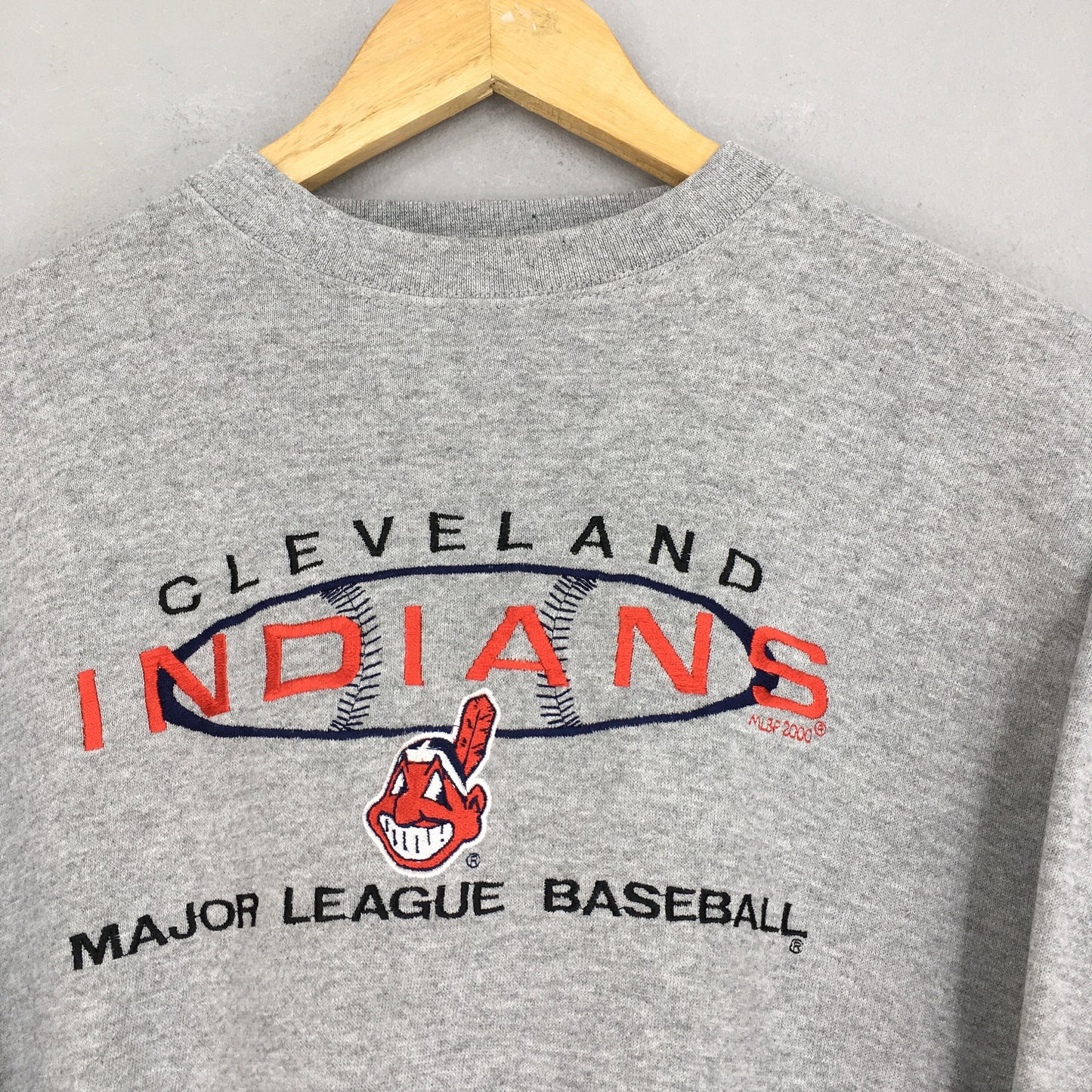 Cleveland Baseball Gray Sweatshirt Large