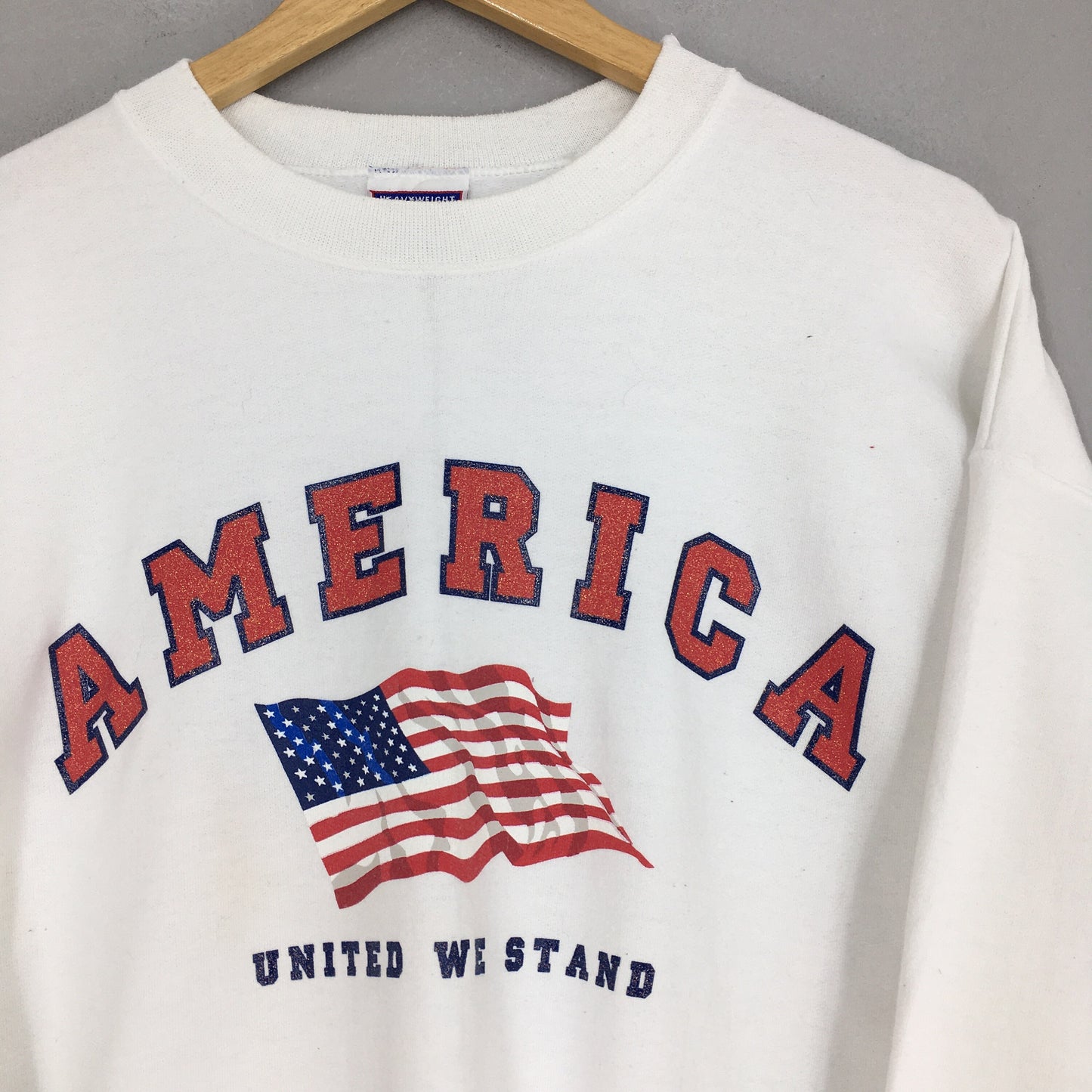 America United We Stand Sweater Large