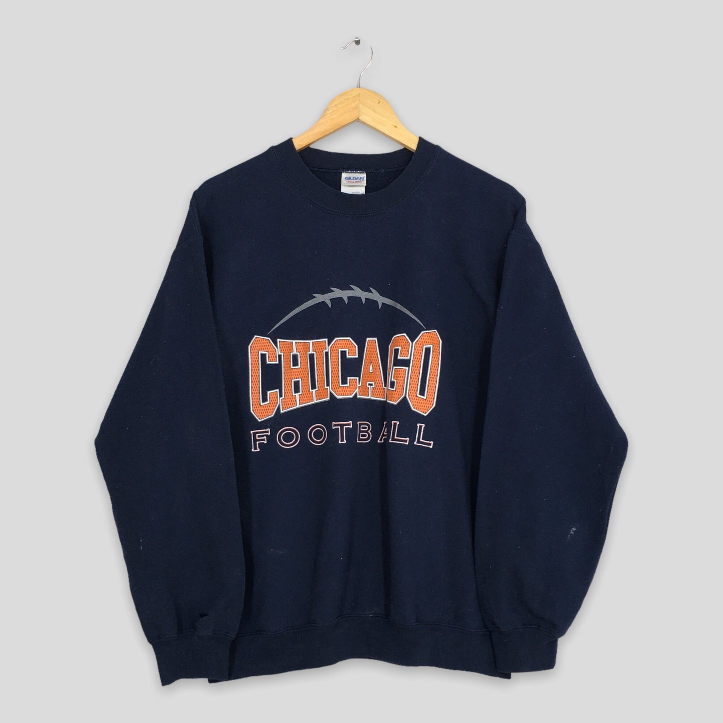 Chicago Bears Nfl Blue Sweatshirt Medium