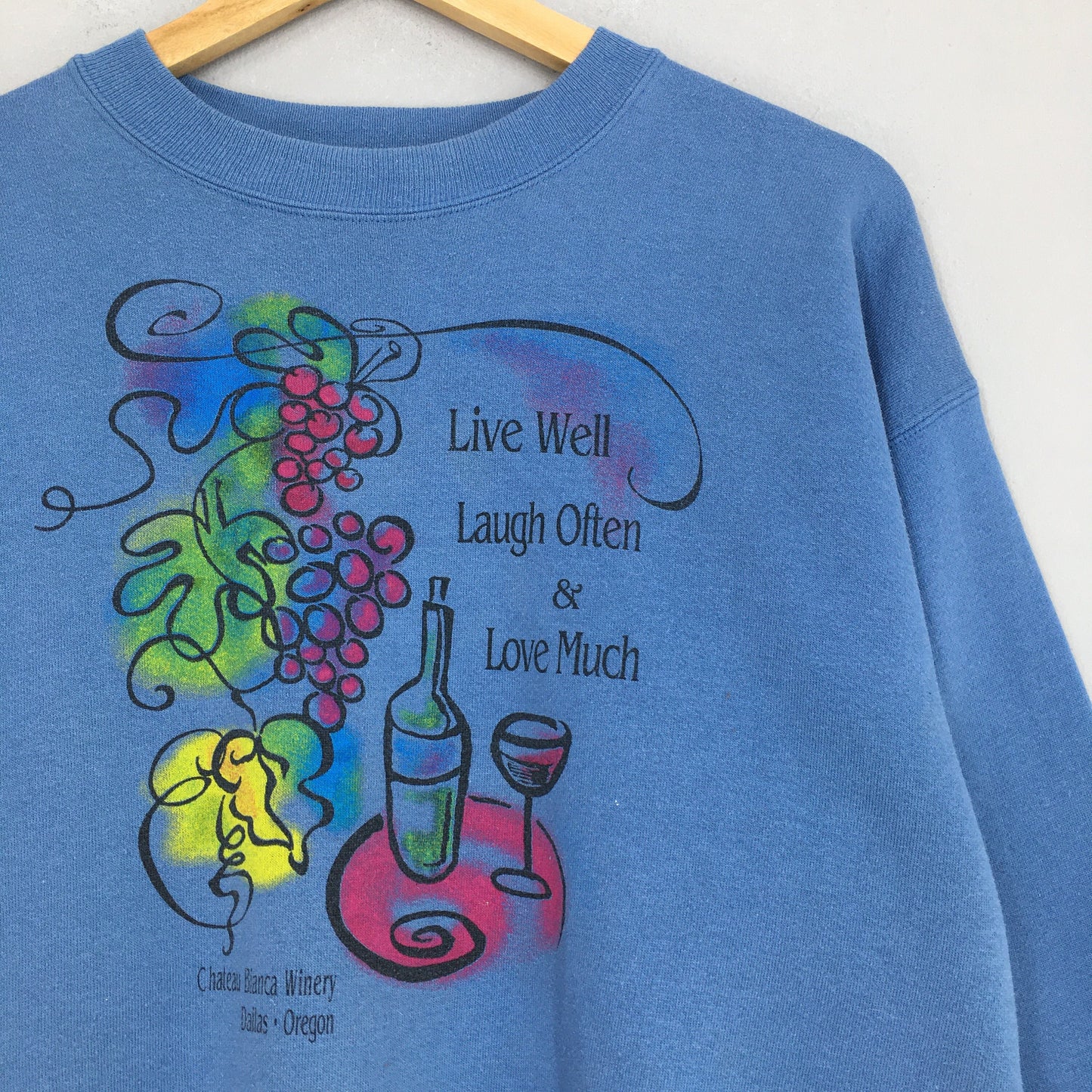 Chateau Bianca Winery Oregon Sweatshirt Large