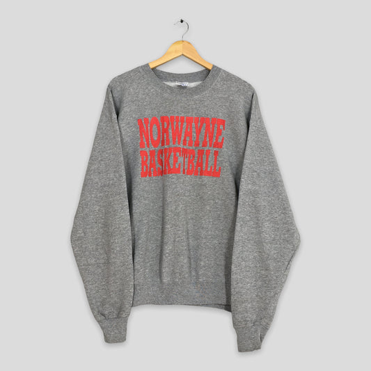 Norwayne Basketball Gray Sweatshirt XLarge