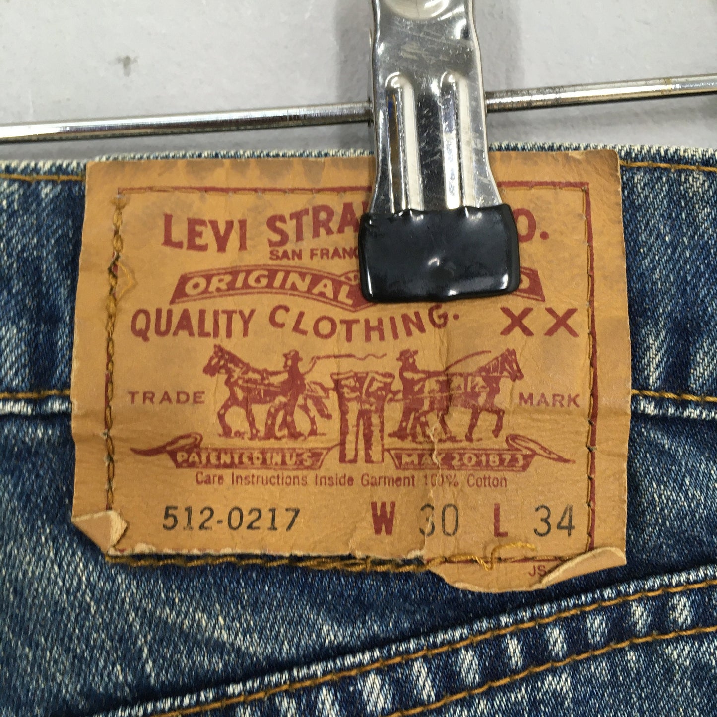 Levi's 512 Blue Jeans Loose Jeans Size 29x30