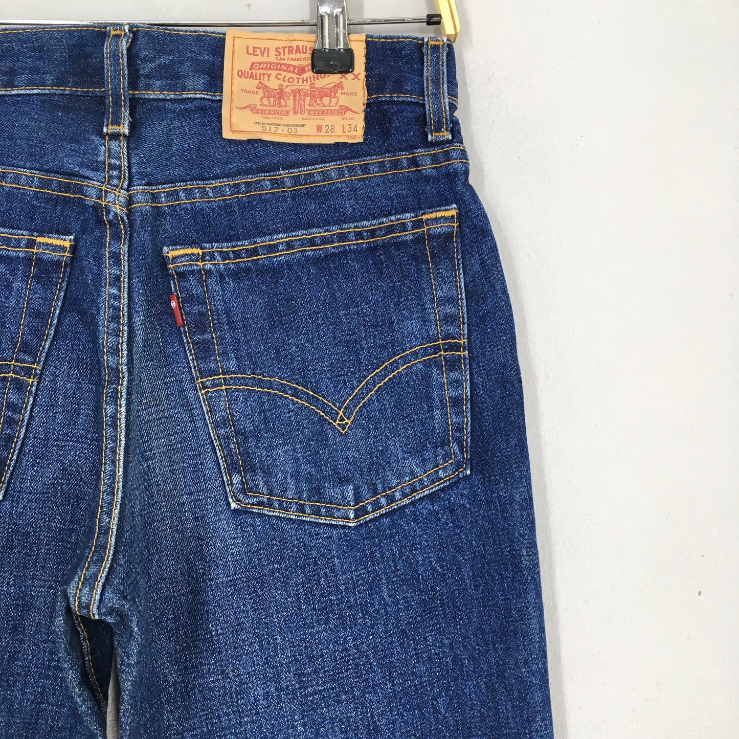 Levi's 517 Faded Blue Jeans Bootcut Size 29x30.5